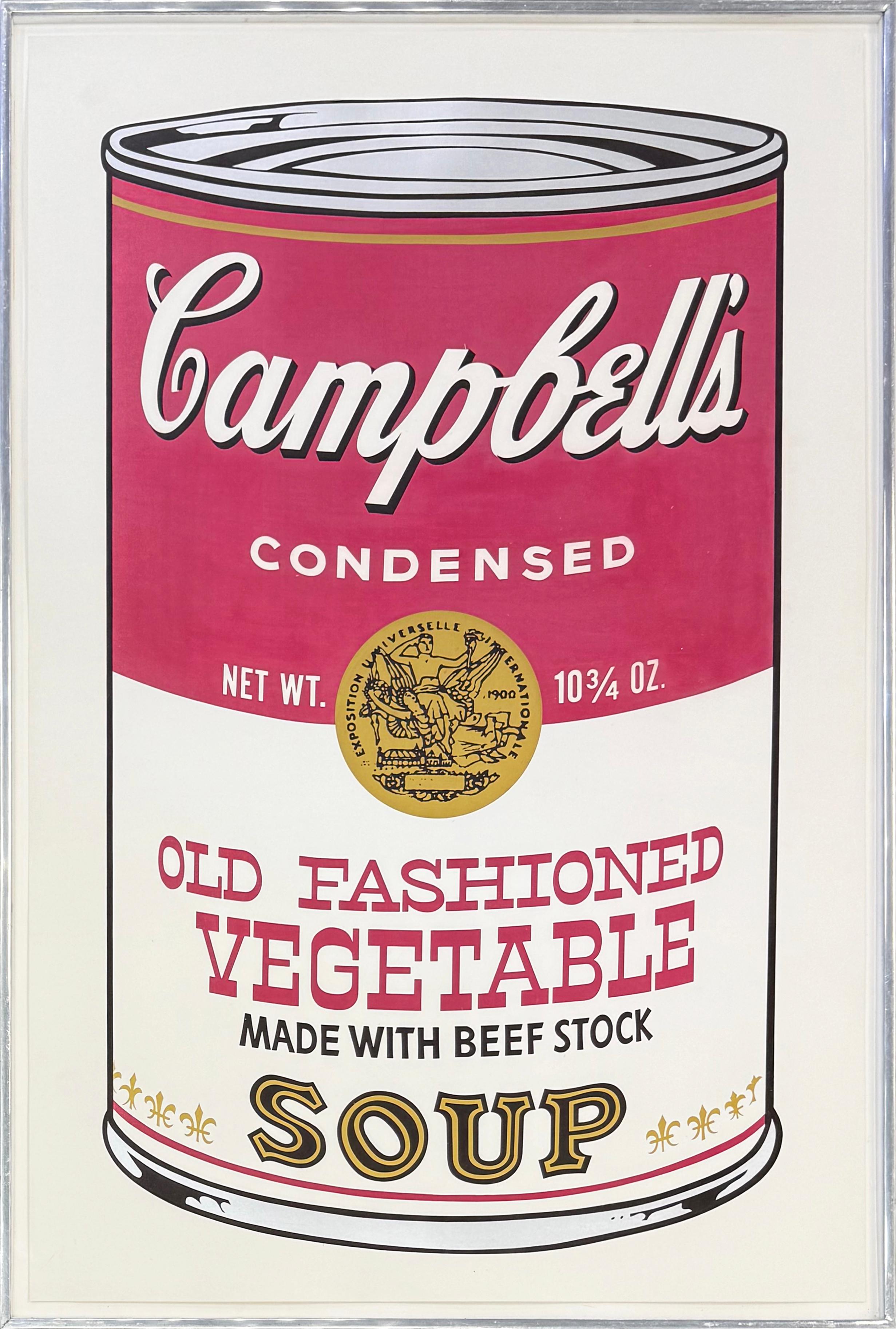 Andy Warhol Figurative Print - Campbell's Soup Cans II: Old Fashioned Vegetable FS II.54 (signed screen print)