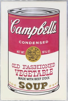 Campbell's Soup Cans II: Old Fashioned Vegetable FS II.54 (signed screen print)