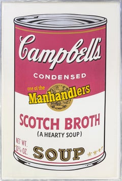 Campbell's Soup Cans II: Scotch Broth FS II.55 (hand signed screen print)