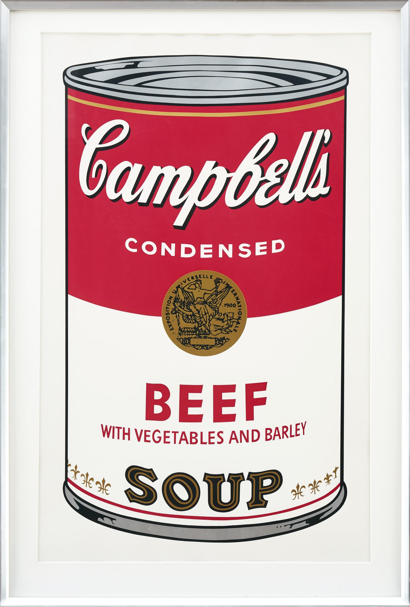 Andy Warhol Print - Campbell's Soup I,  Beef F&S II.49