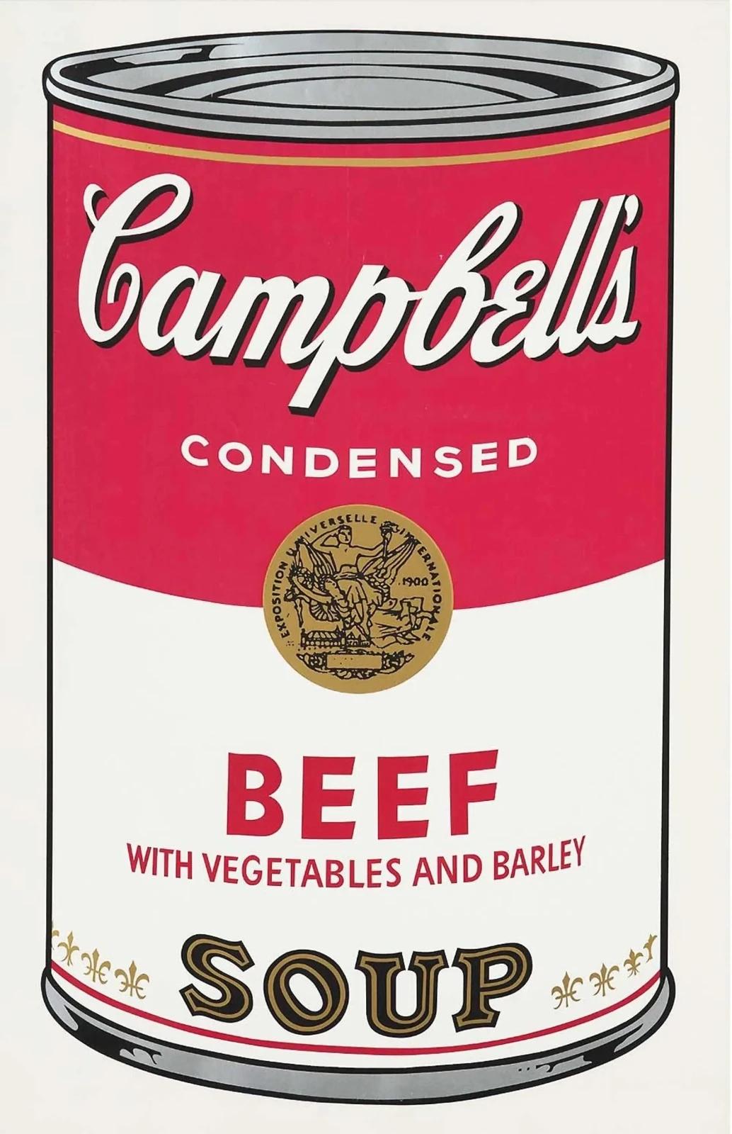 'Campbell's Soup I, Beef' F&S II.49, Original Andy Warhol Screenprint, 1960s