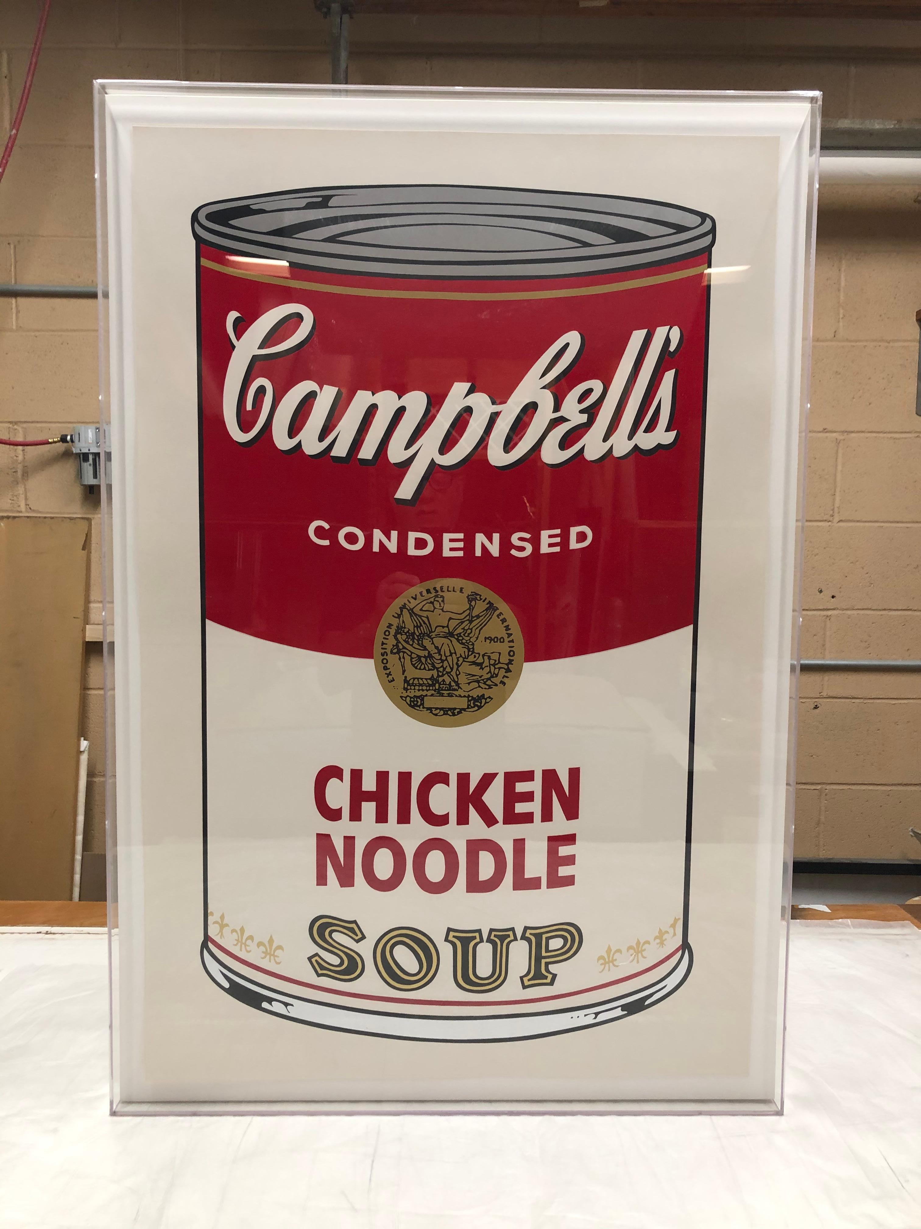 Campbell's Soup I Chicken Noodle F&S II.45 - Print by Andy Warhol