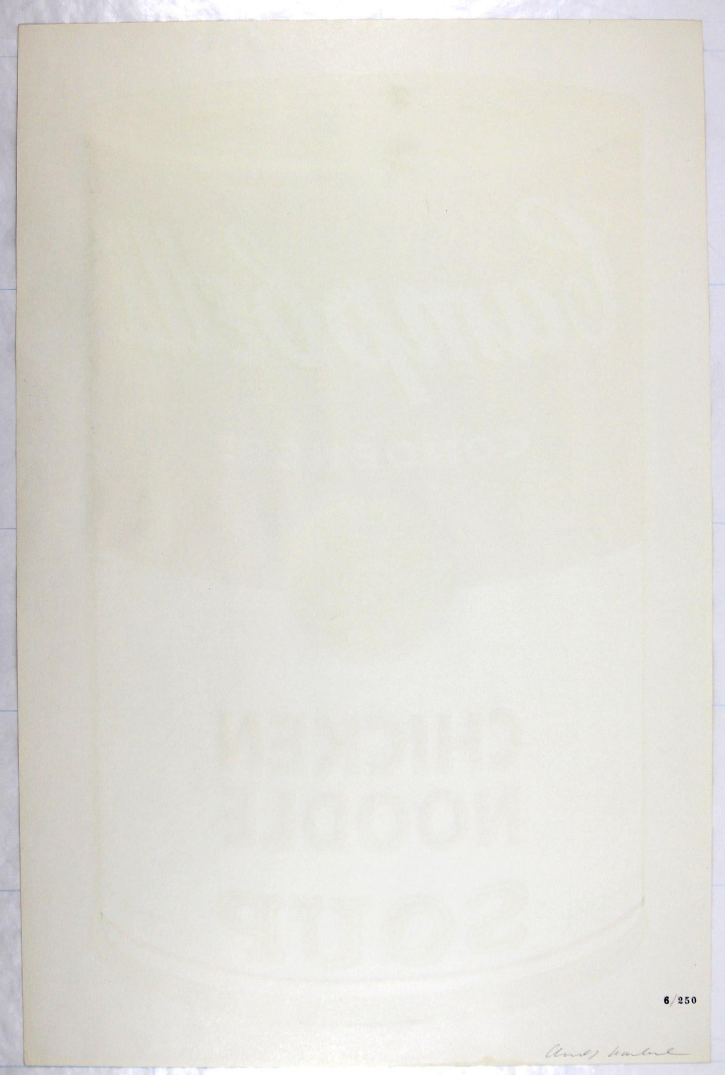 andy warhol chicken soup