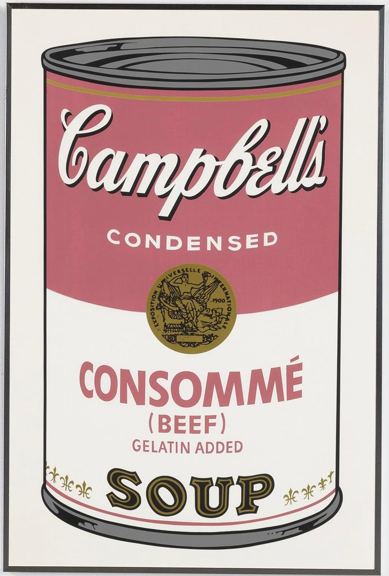 Andy Warhol Campbell's Soup I, Consomme (Beef) F&S II.52 at 1stdibs