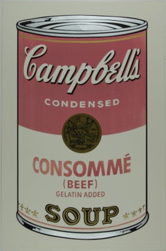 Vintage Campbell's Soup I,  Consomme (Beef) F&S II.52