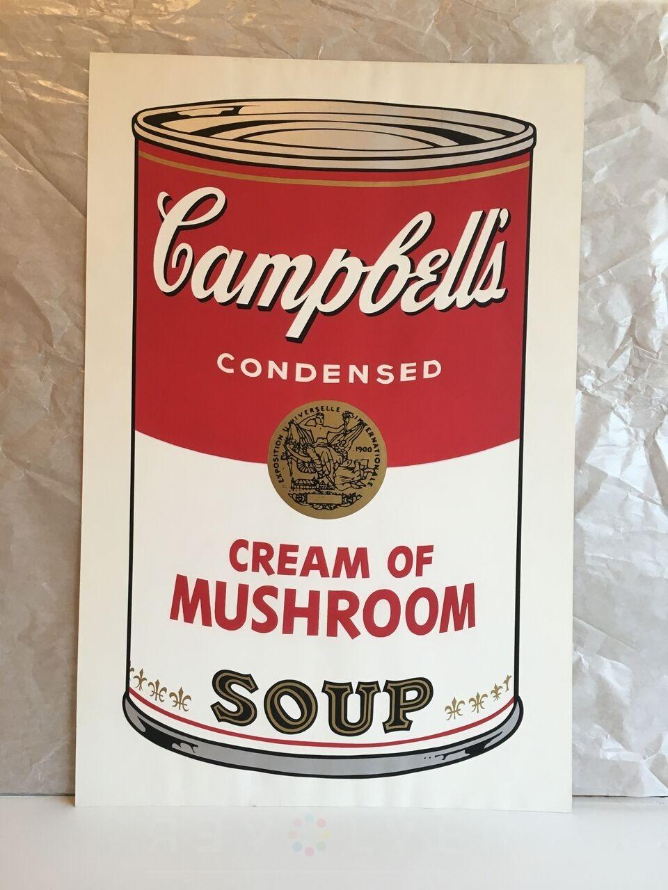 Campbell’s Soup I: Cream of Mushroom (FS II.53) - Pop Art Print by Andy Warhol