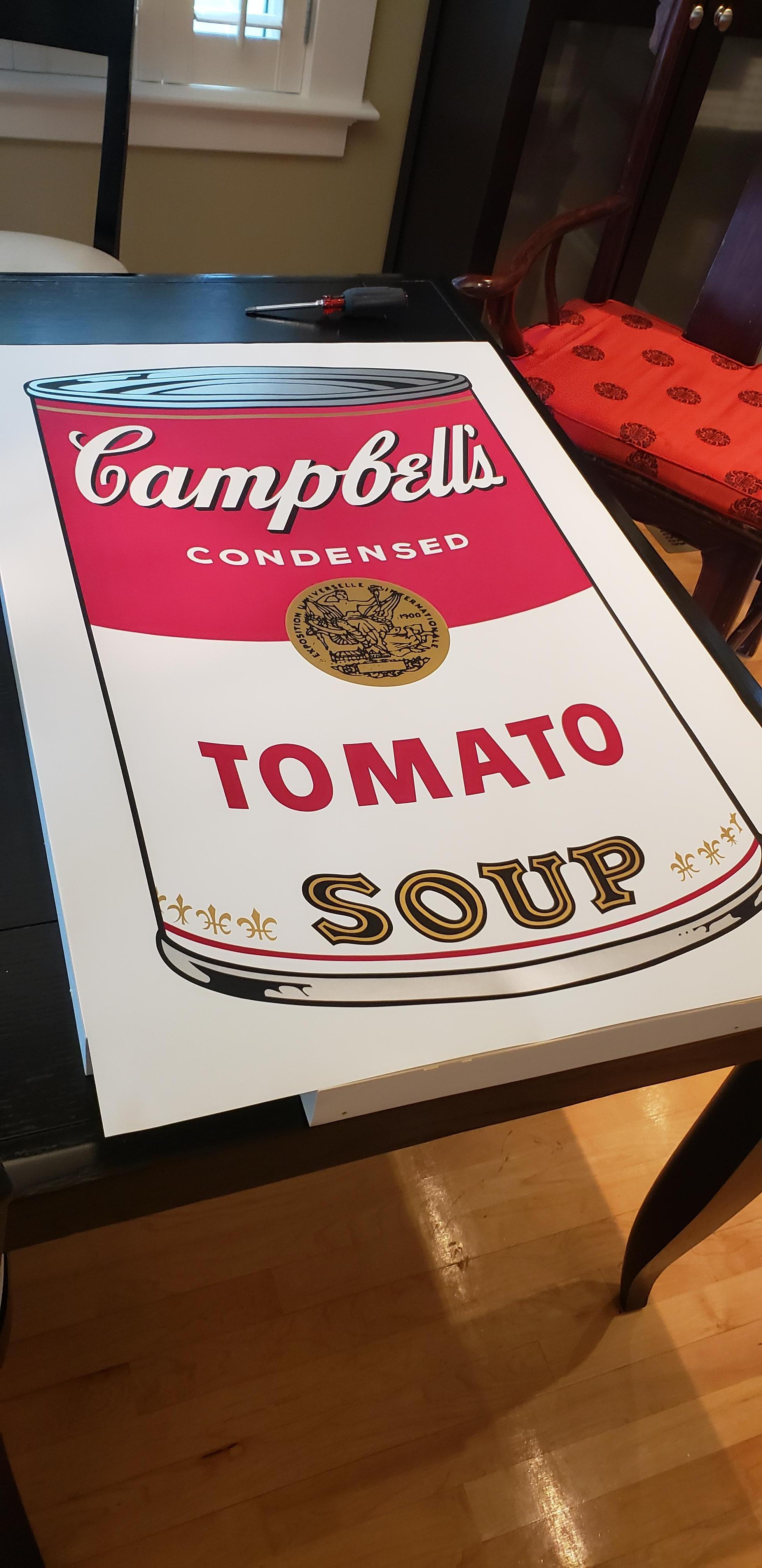 warhol campbell's soup tomato
