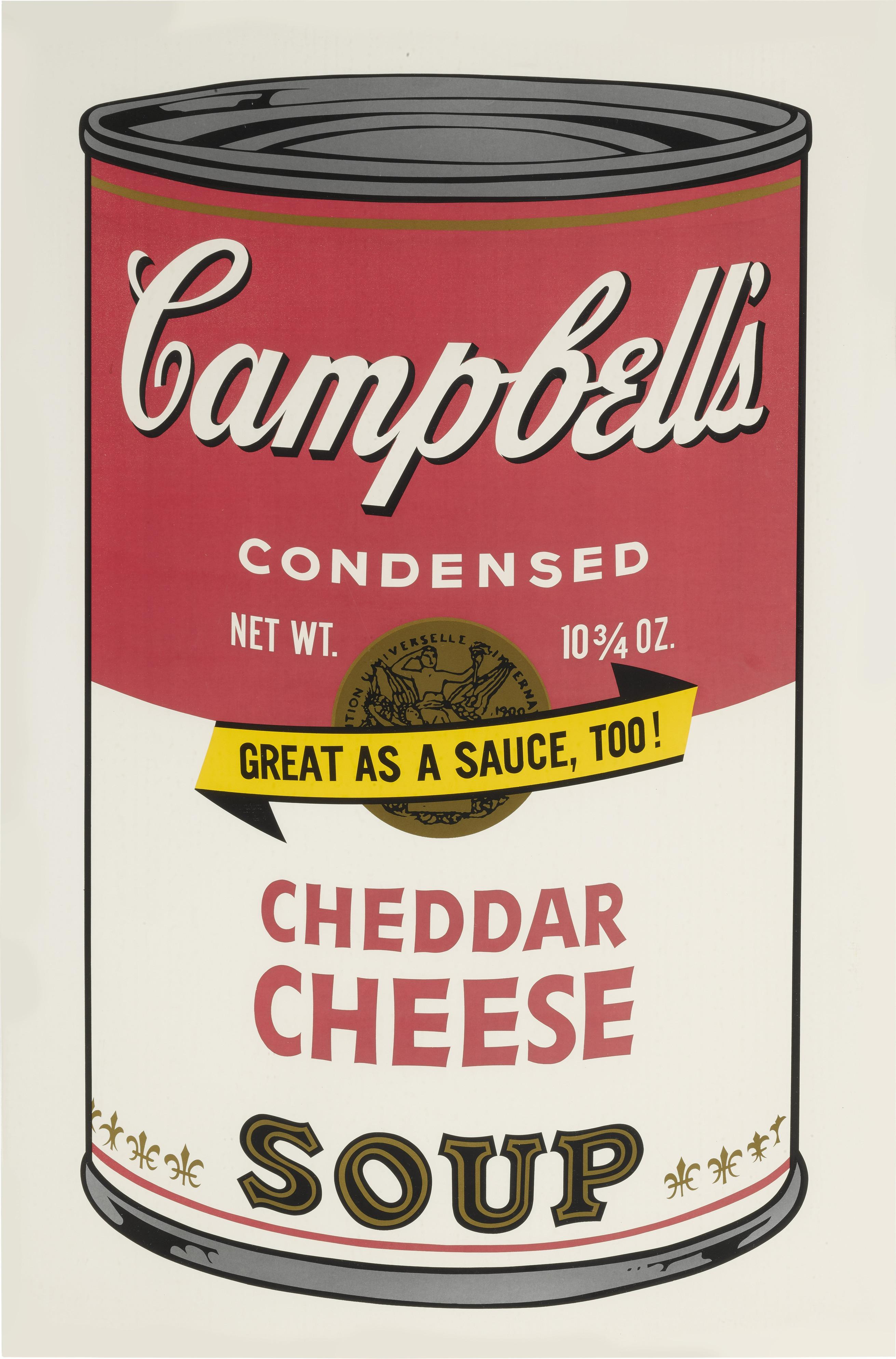 Andy Warhol Interior Print – Campbells Suppe II:: Cheddar-Käse F&S II.63