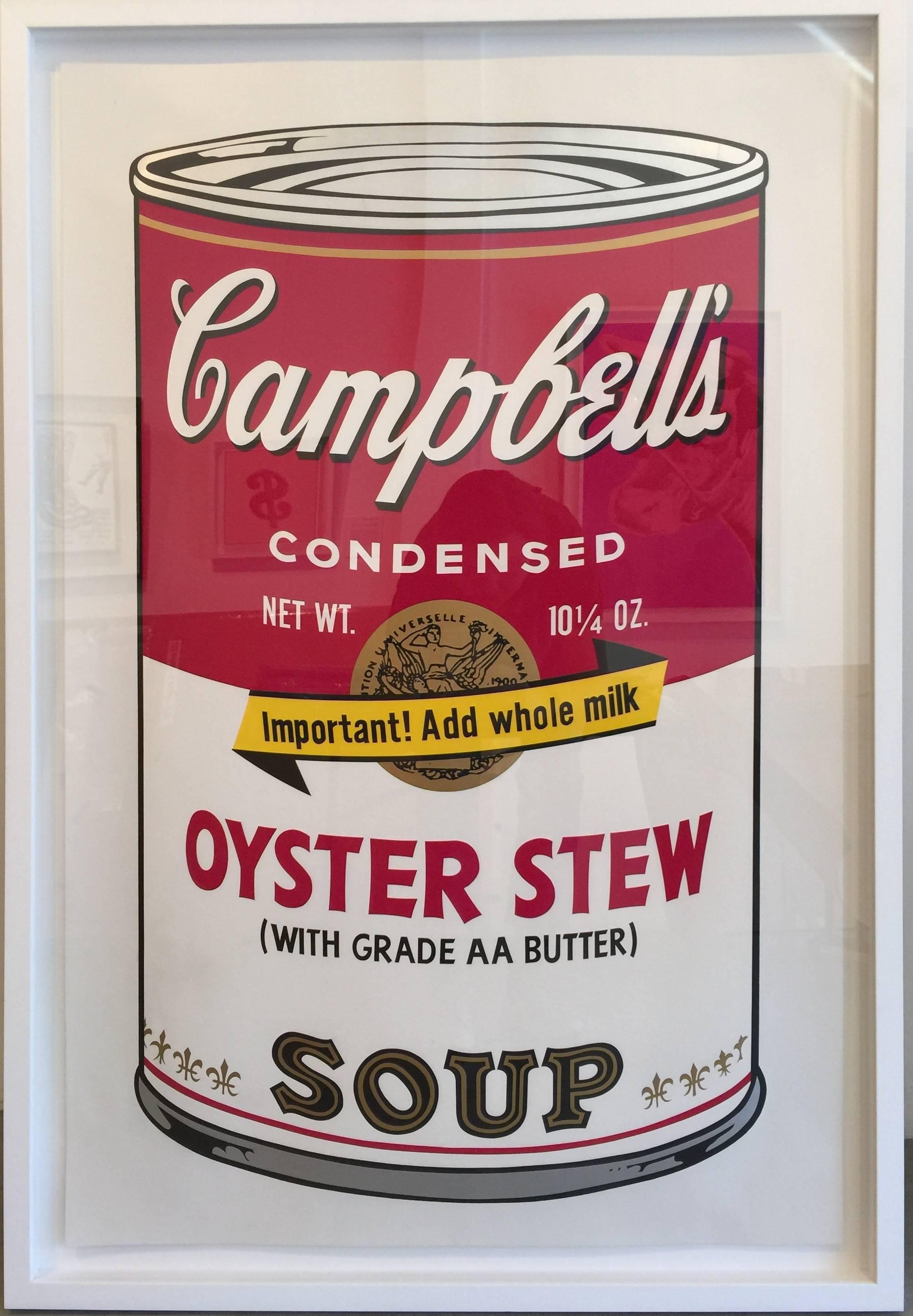 warhol campbell's soup oyster stew