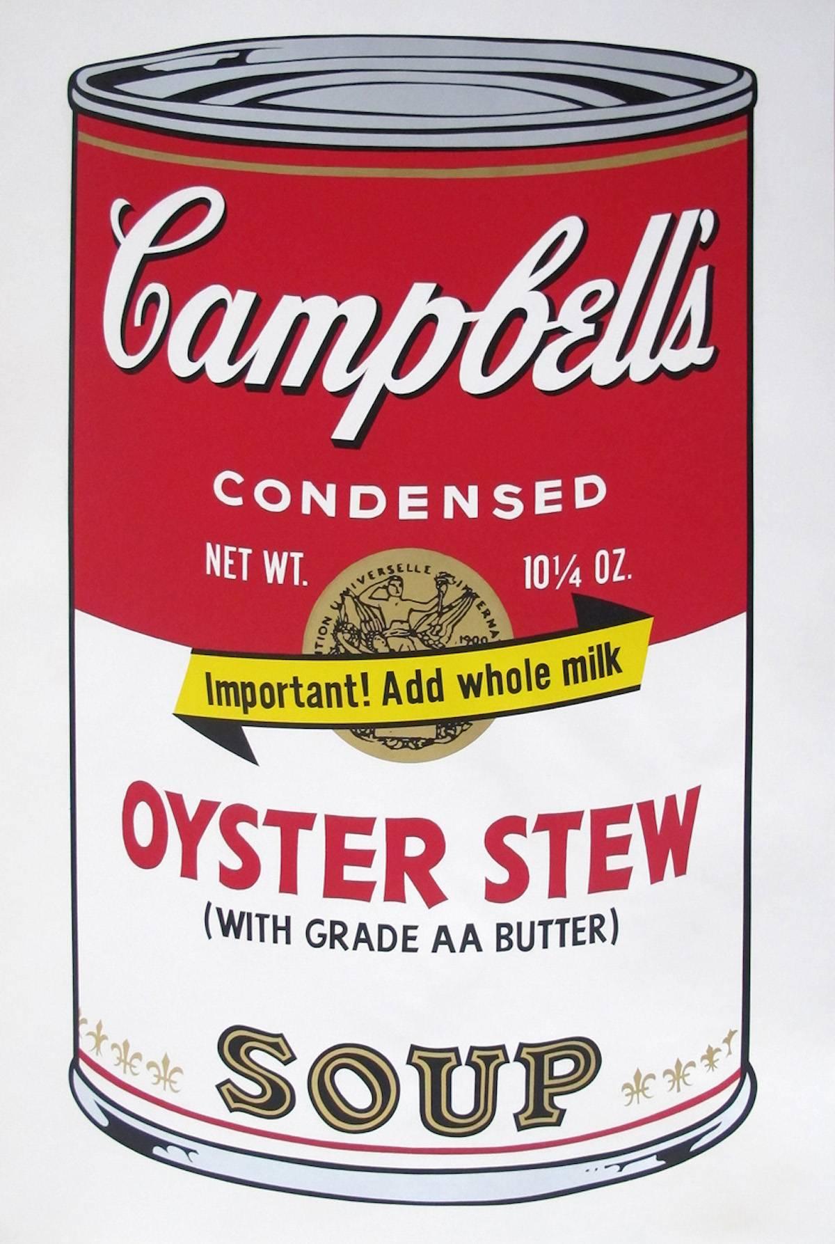 Campbell’s Soup II: Oyster Stew (FS II.60)  - Print by Andy Warhol