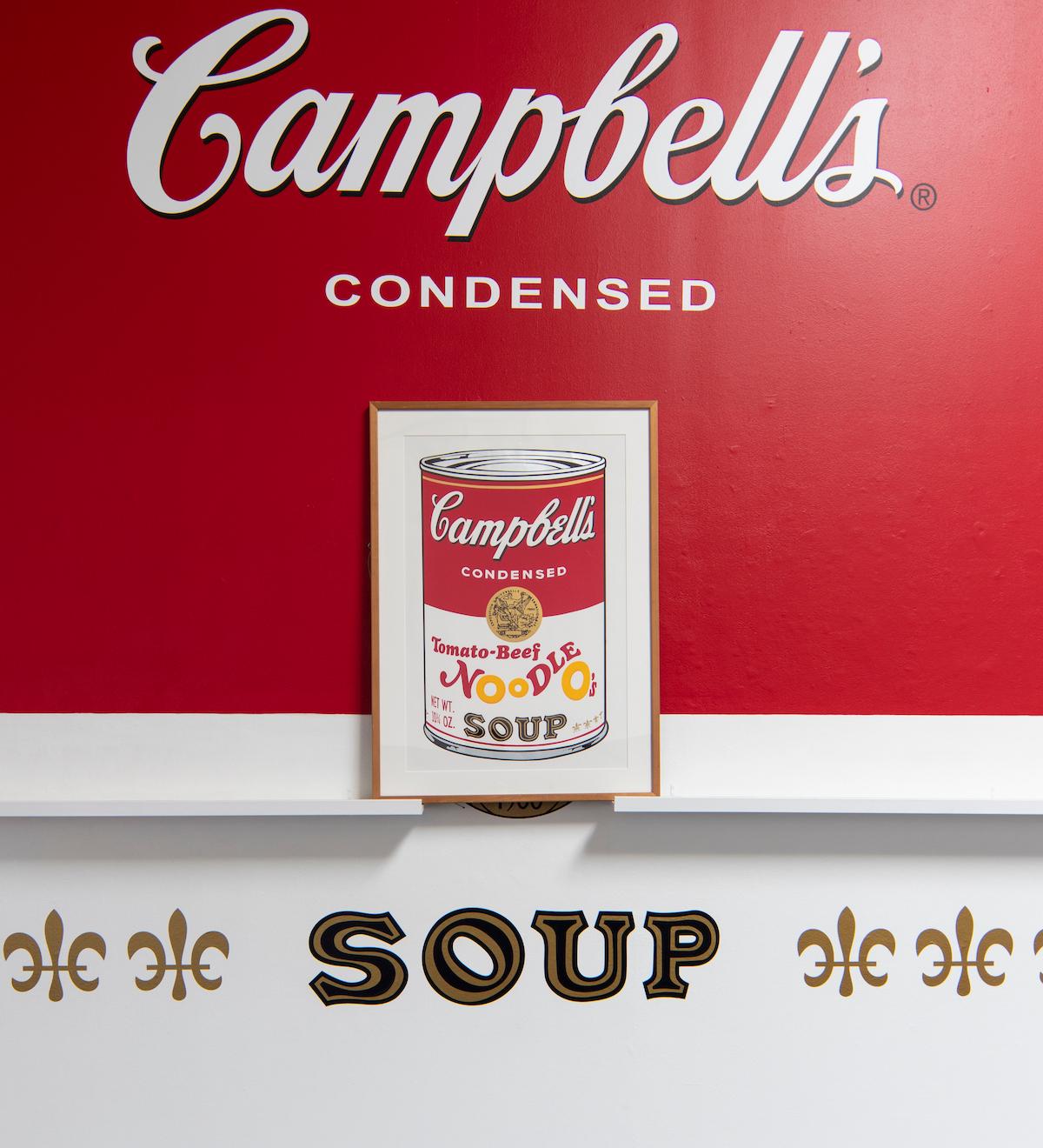andy warhol tomato beef noodle o's soup