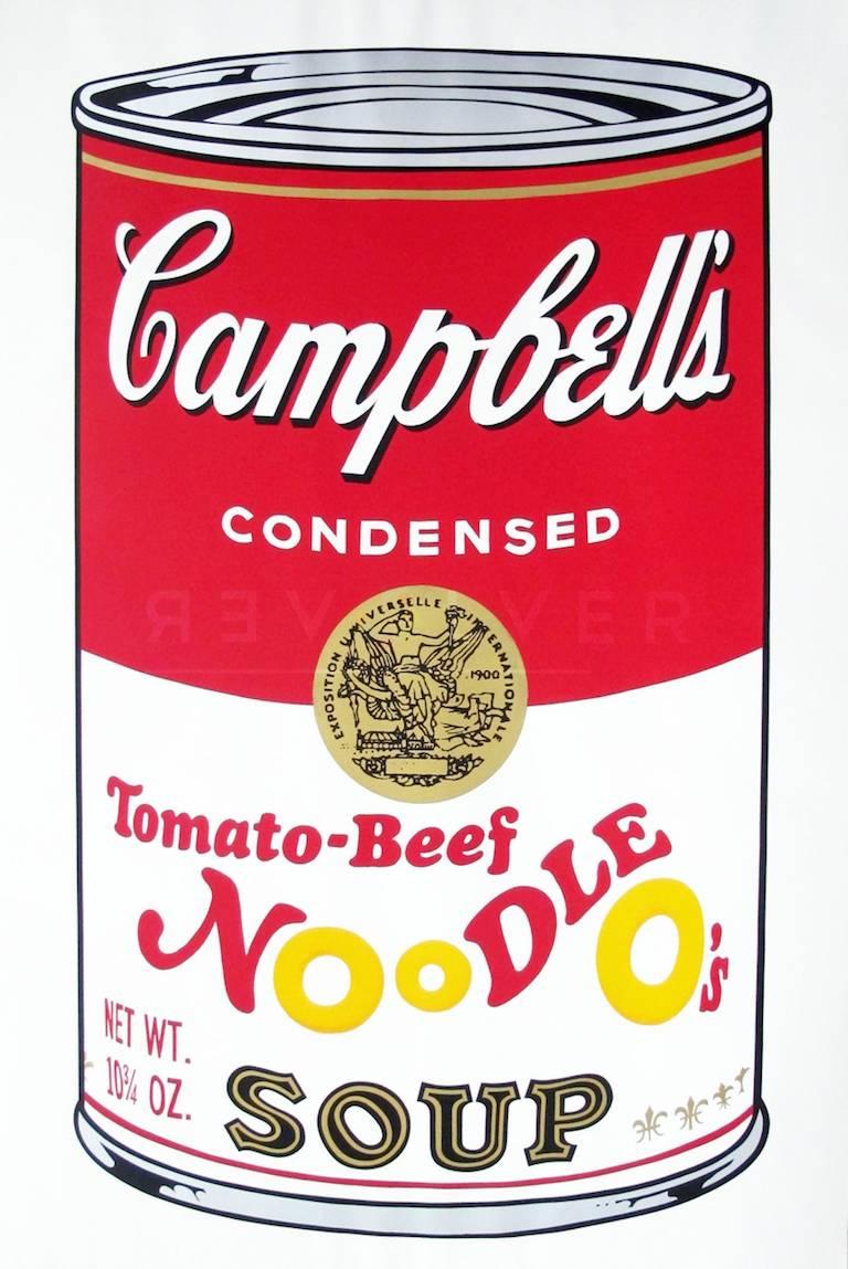 Campbell’s Soup II: Tomato Beef Noodle O’s (FS II.61) - Print by Andy Warhol