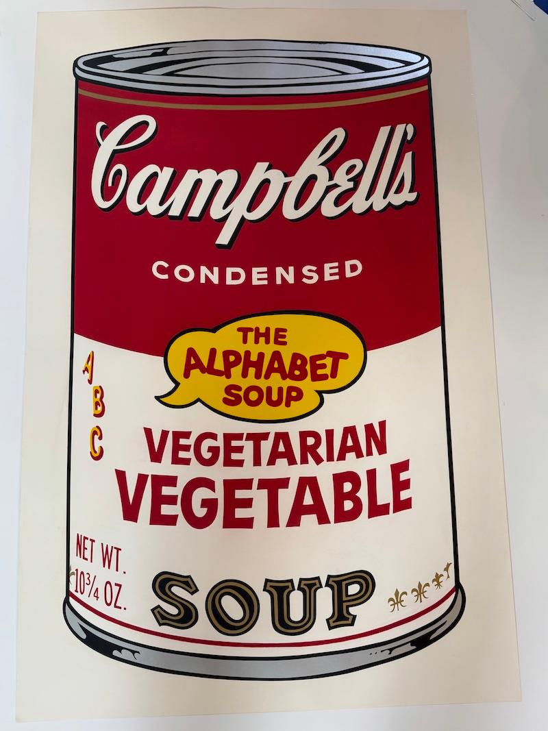 Sopa Campbell's II: Vegetariana Vegetariana - Print de Andy Warhol