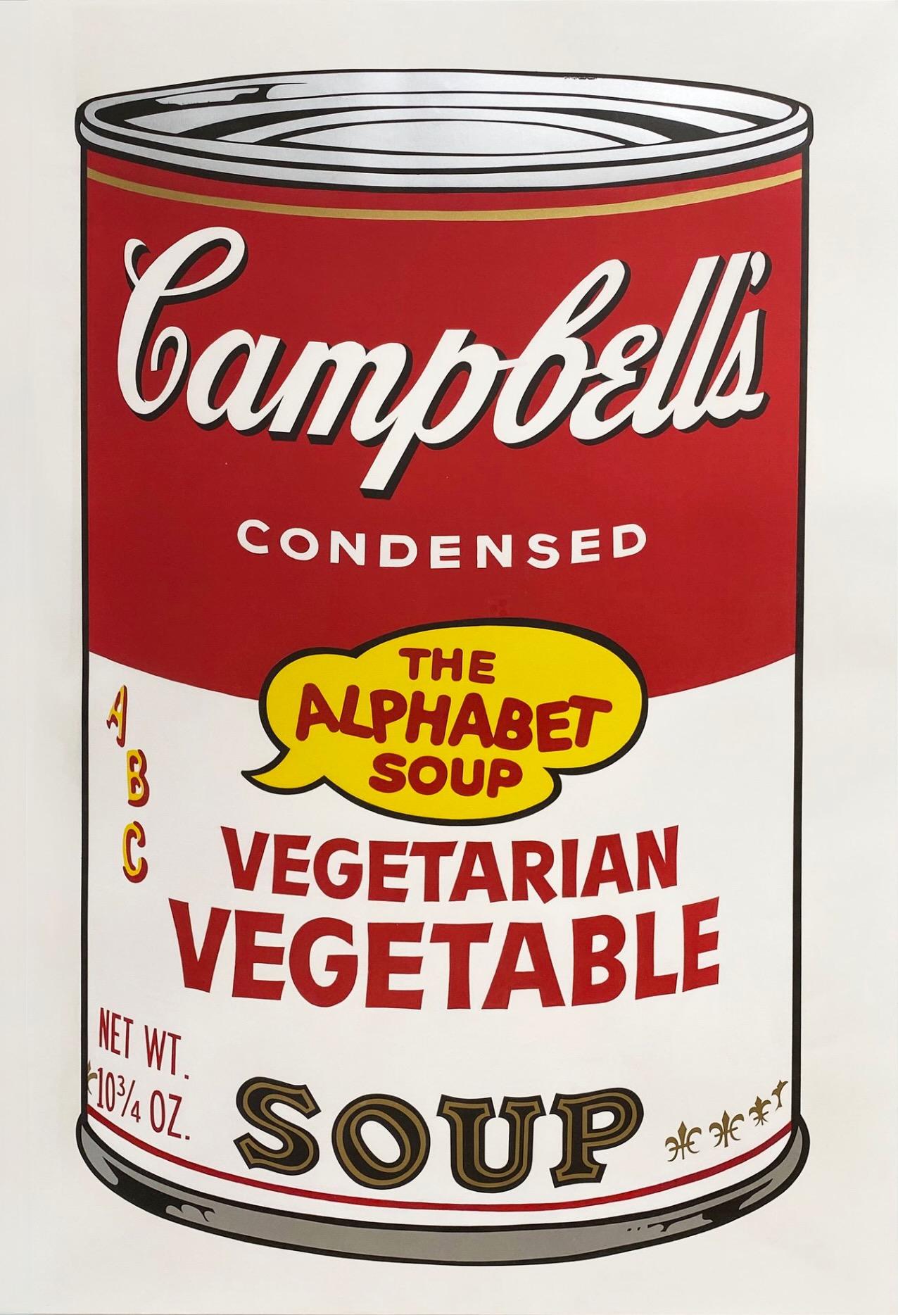 Figurative Print de Andy Warhol - Sopa Campbell's II: Vegetariana Vegetariana