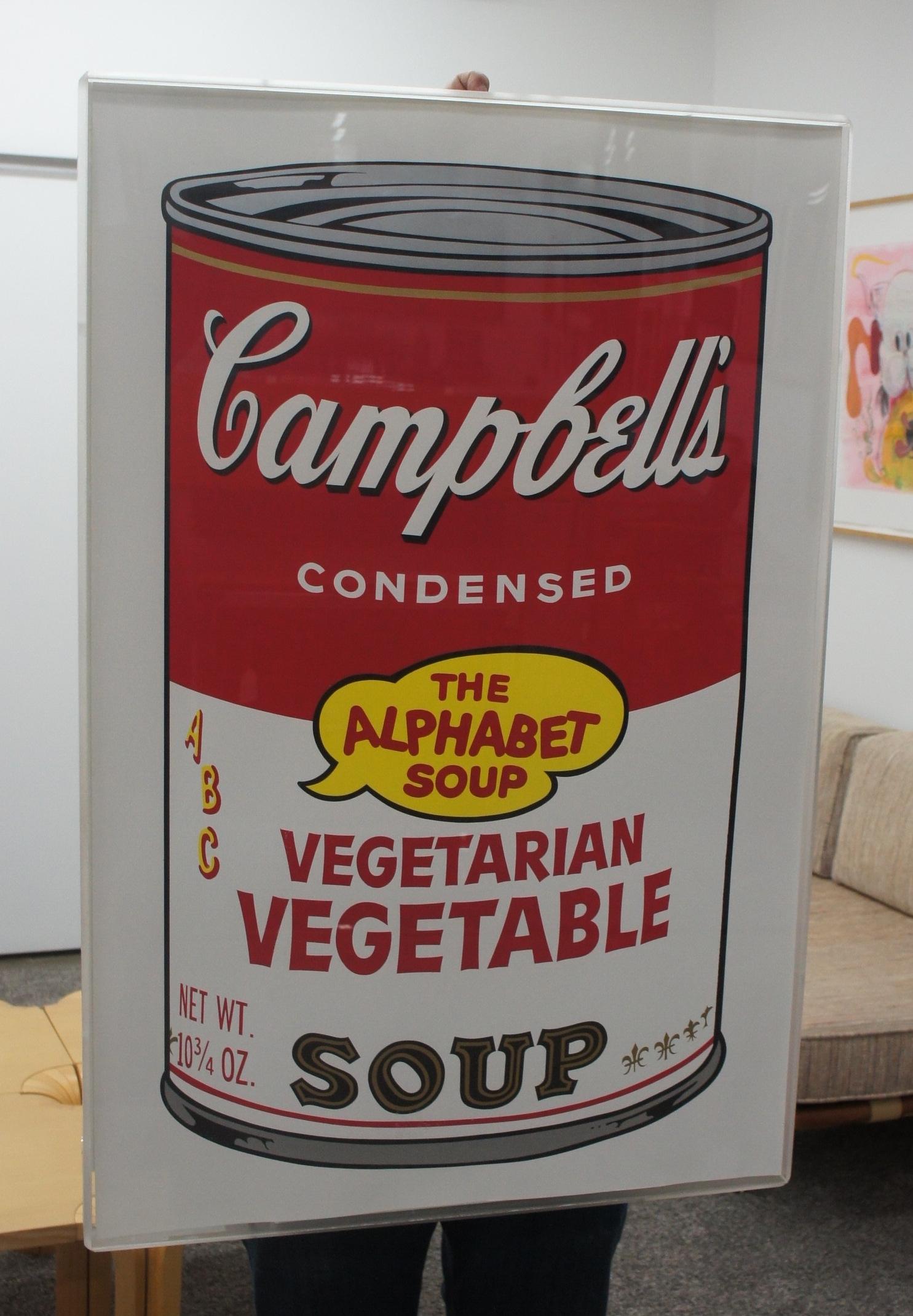 warhol campbell's soup vegetarian vegetable