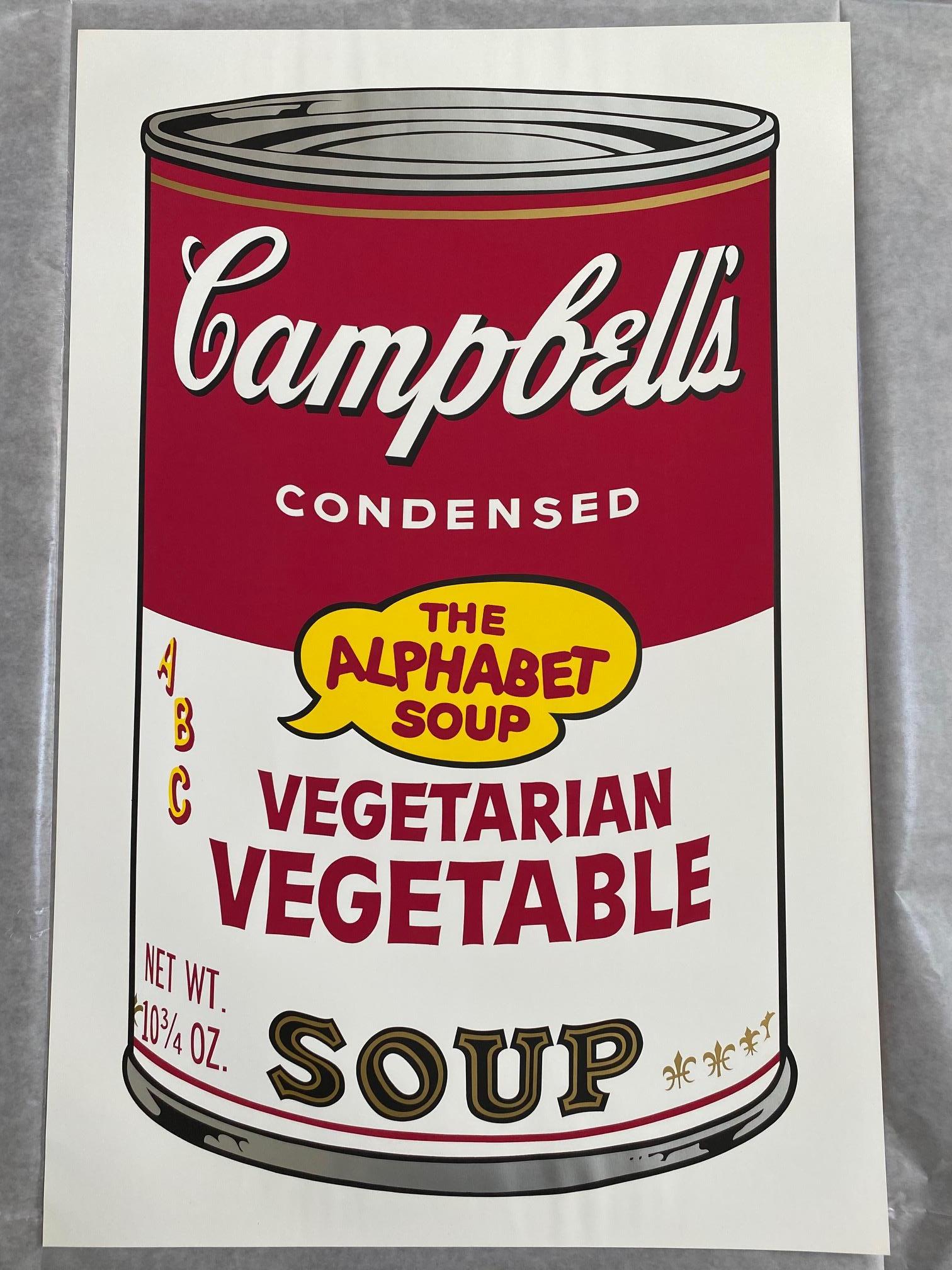 vegetarian vegetable from campbell's soup 2 1969 andy warhol