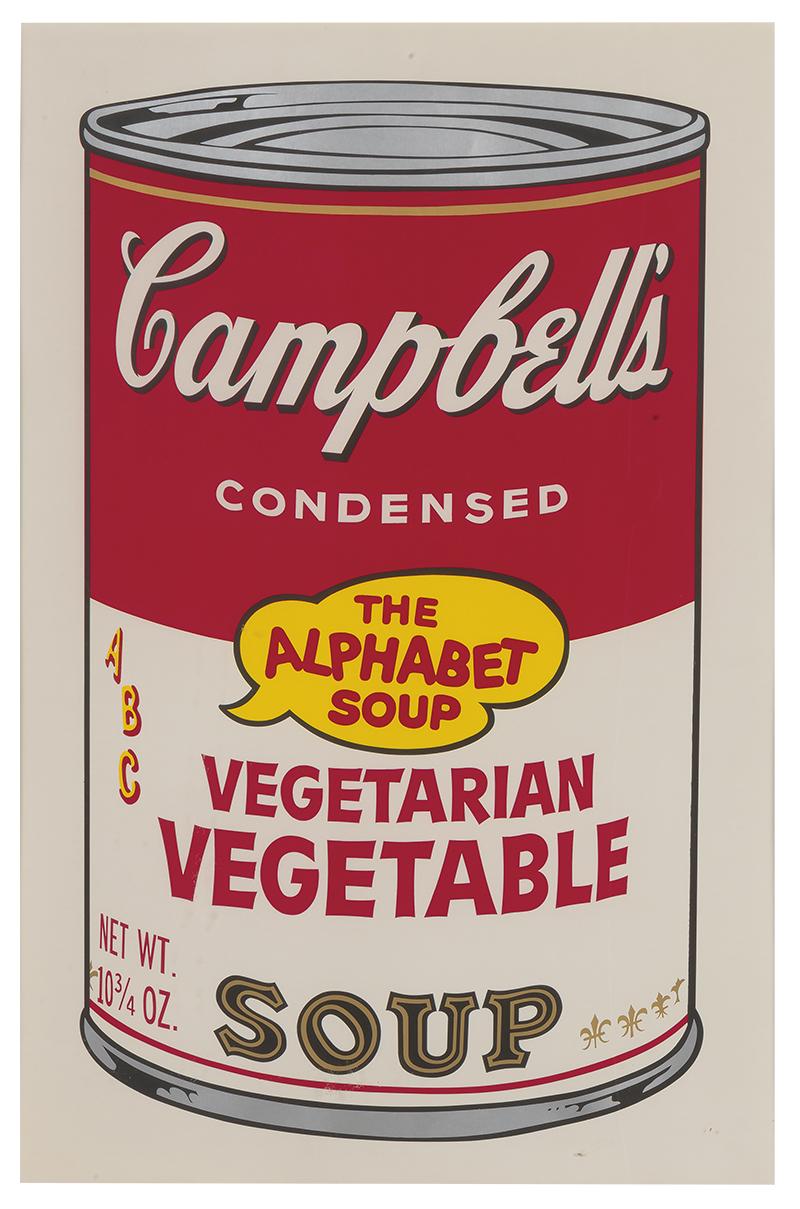 Andy Warhol Print - Campbell's Soup II, Vegetarian Vegetable F&S II.56