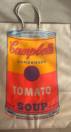 Sopa Campbells en una bolsa de la compra del Instituto de Arte Contemporáneo de Boston