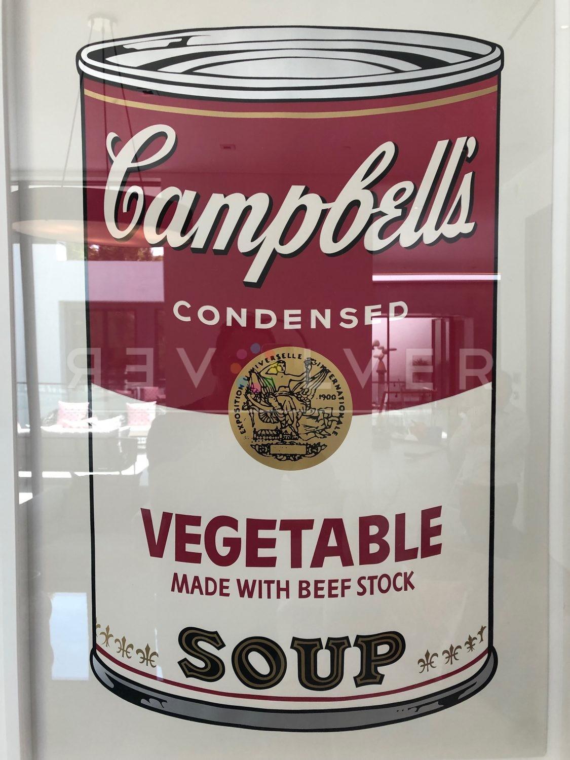 warhol campbell's soup vegetable