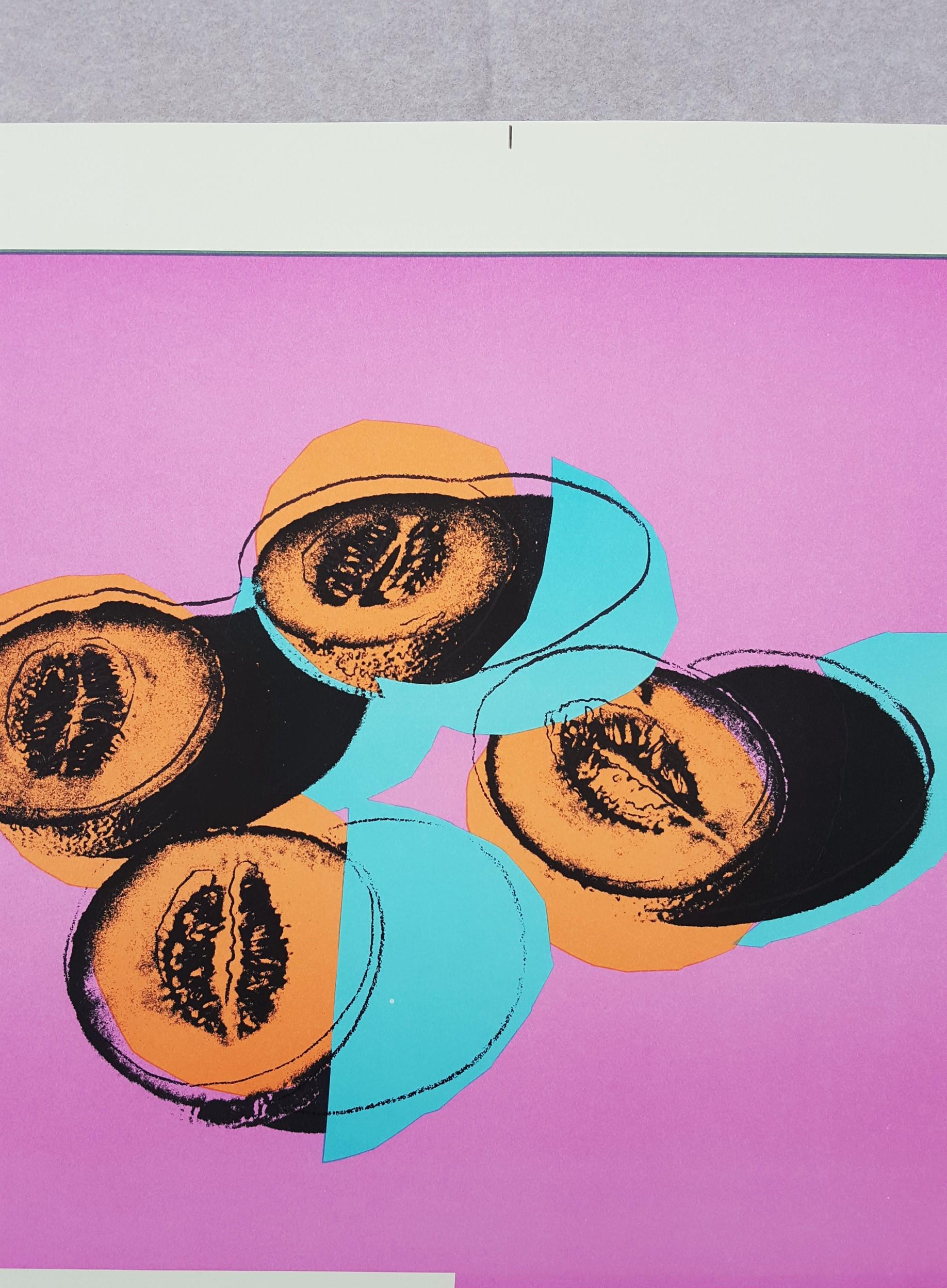 Cantaloupes II (Space Fruit: Stills Lifes) - Beige Still-Life Print by Andy Warhol