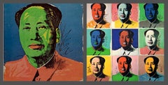 Chairman Mao (Mao Tse-Tung), vintage Leo Castelli exhibition fold-out card