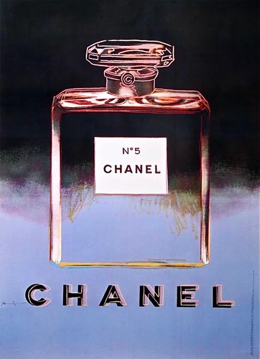 Andy Warhol Landscape Print -  Warhol, Chanel (71.5 x 50.5 in.)— Violette/Bleue, Chanel Ltd. Campagne (after)