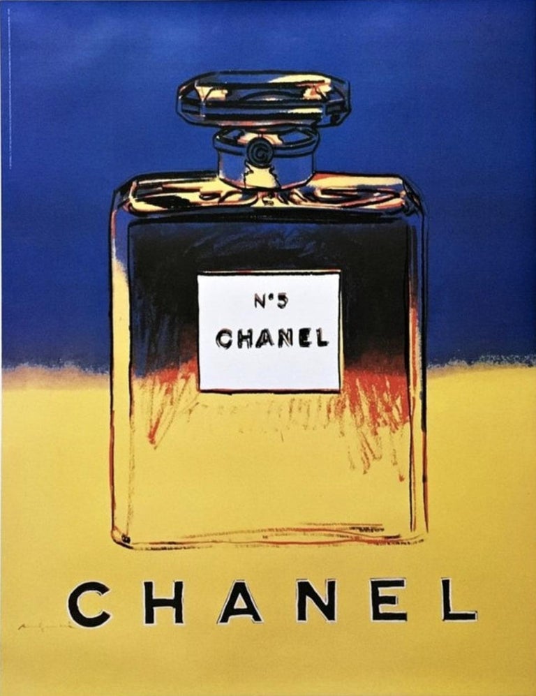 Andy Warhol - Andy Warhol, Chanel N5 Perfume - Yellow For Sale at 1stDibs | chanel  n 45, solitaire perfume twenty one