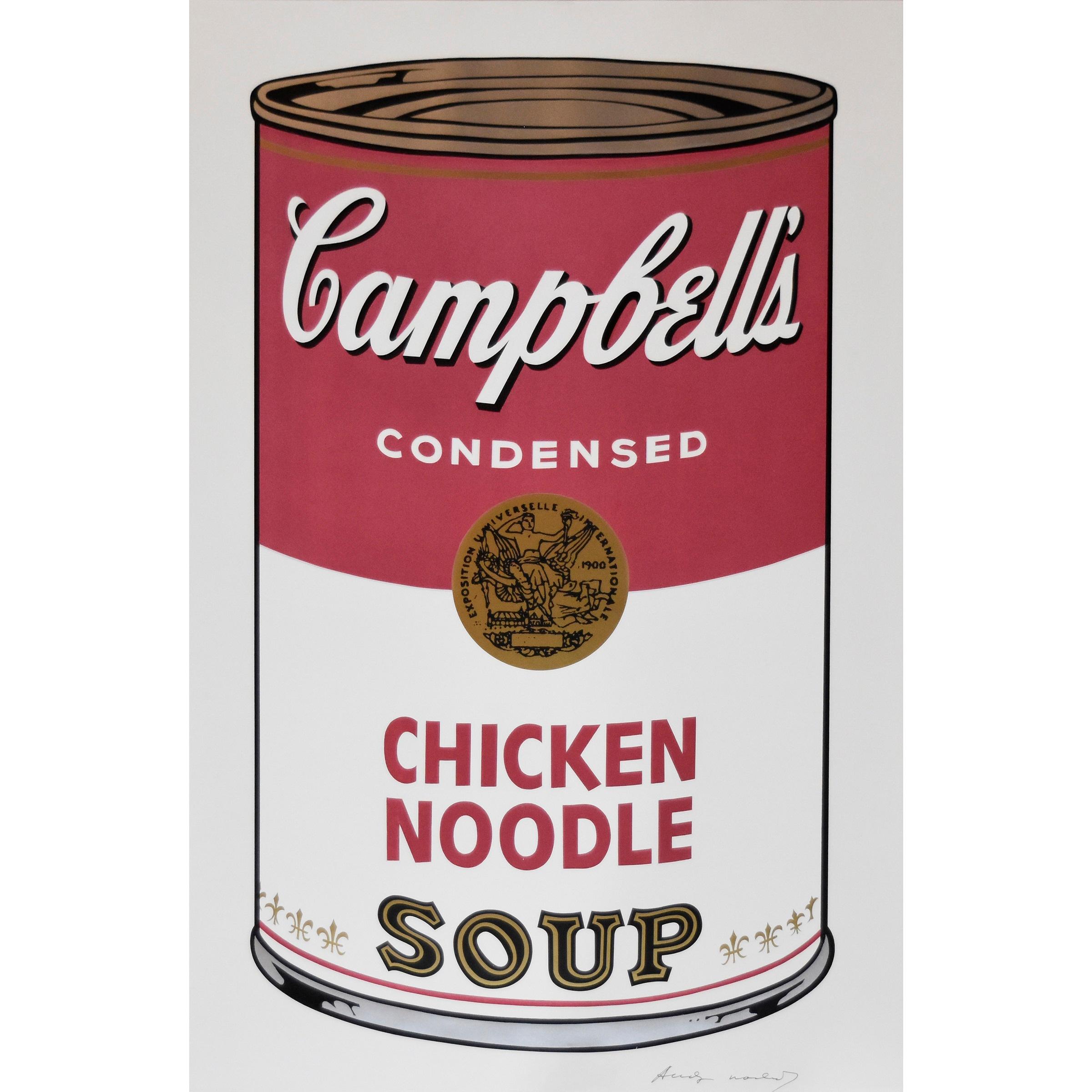 Andy Warhol Animal Print - Chicken Noodle Soup FS II.45