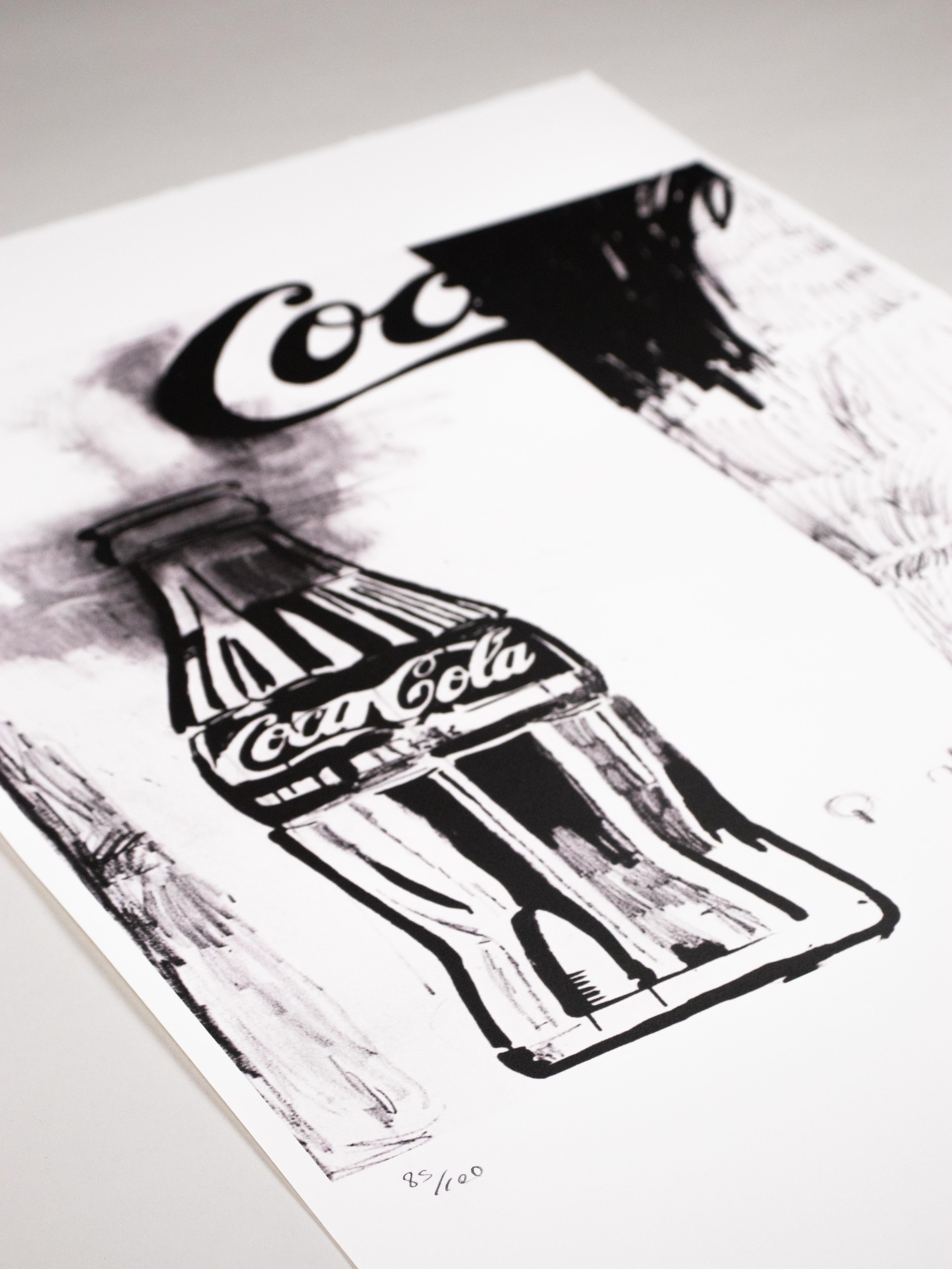 Andy Warhol - Coca Cola
Rara e limitata edizione degli anni '80 di Georges Israel Editeur Paris/Leo Castelli New York

Solo 100 copie in totale (qui 85/100).
Litografia originale su carta Arches fatta a mano con filigrana.

Firmato nella