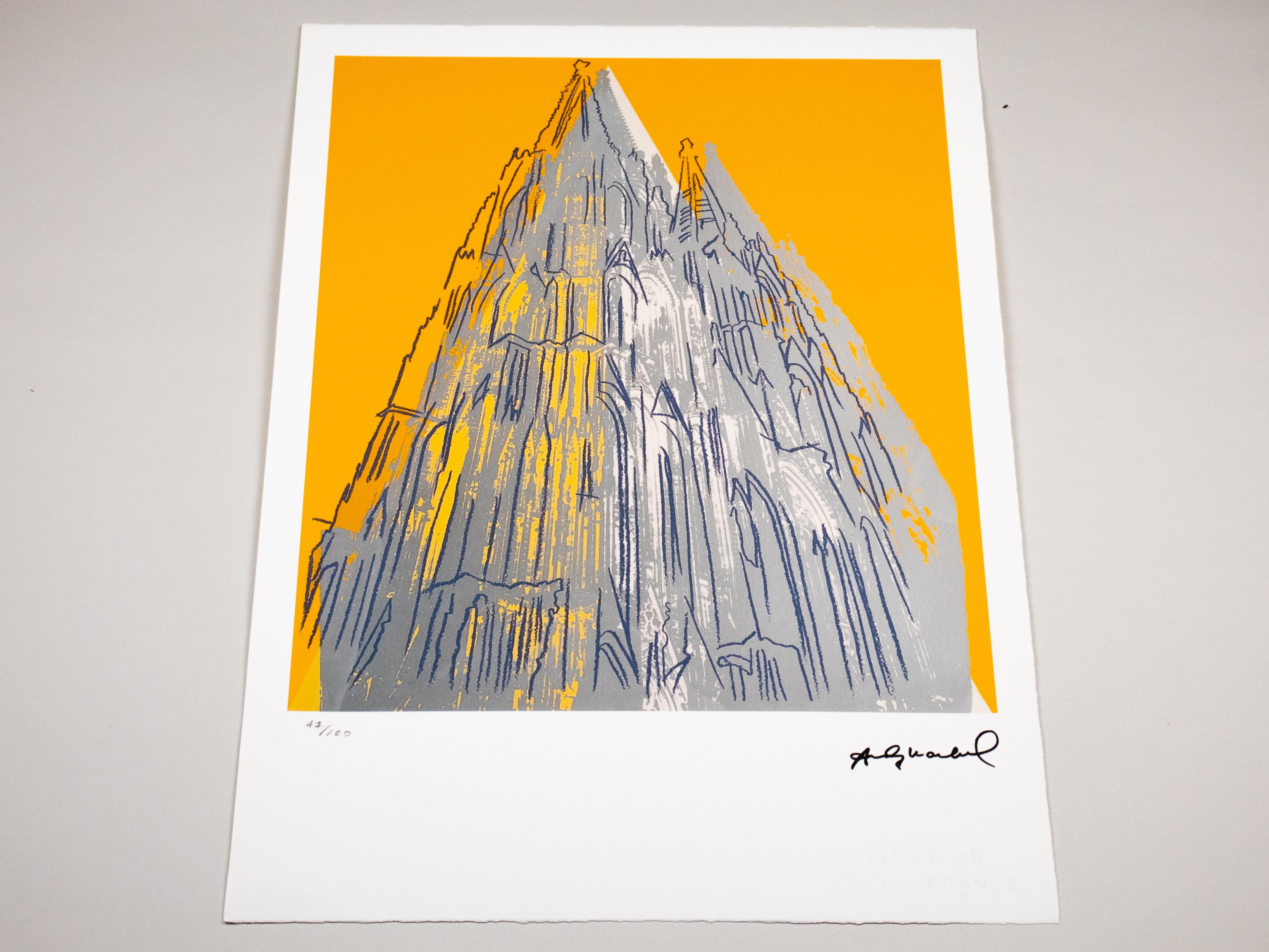 Cologne Cathedral - 1983 - Original Lithograph - Limited Edition Print - 47/100 4