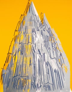 Originallithographie der Kölner Kathedrale - 1983 - Limitierte Auflage des Drucks - 47/100