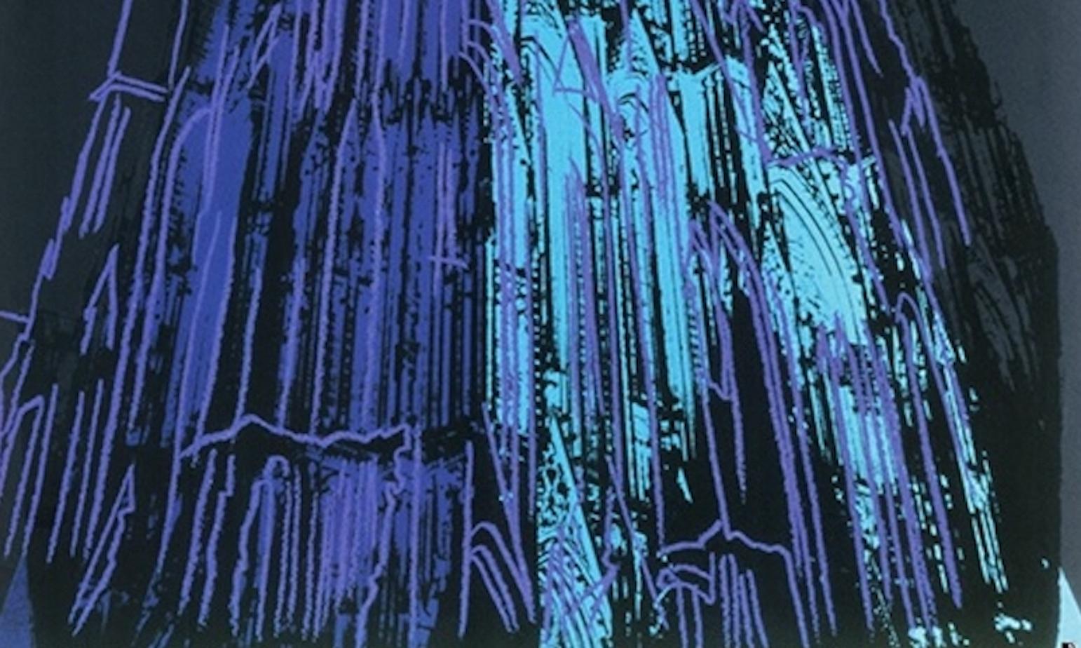 Cologne Cathedral (blue) - Andy Warhol For Sale 1