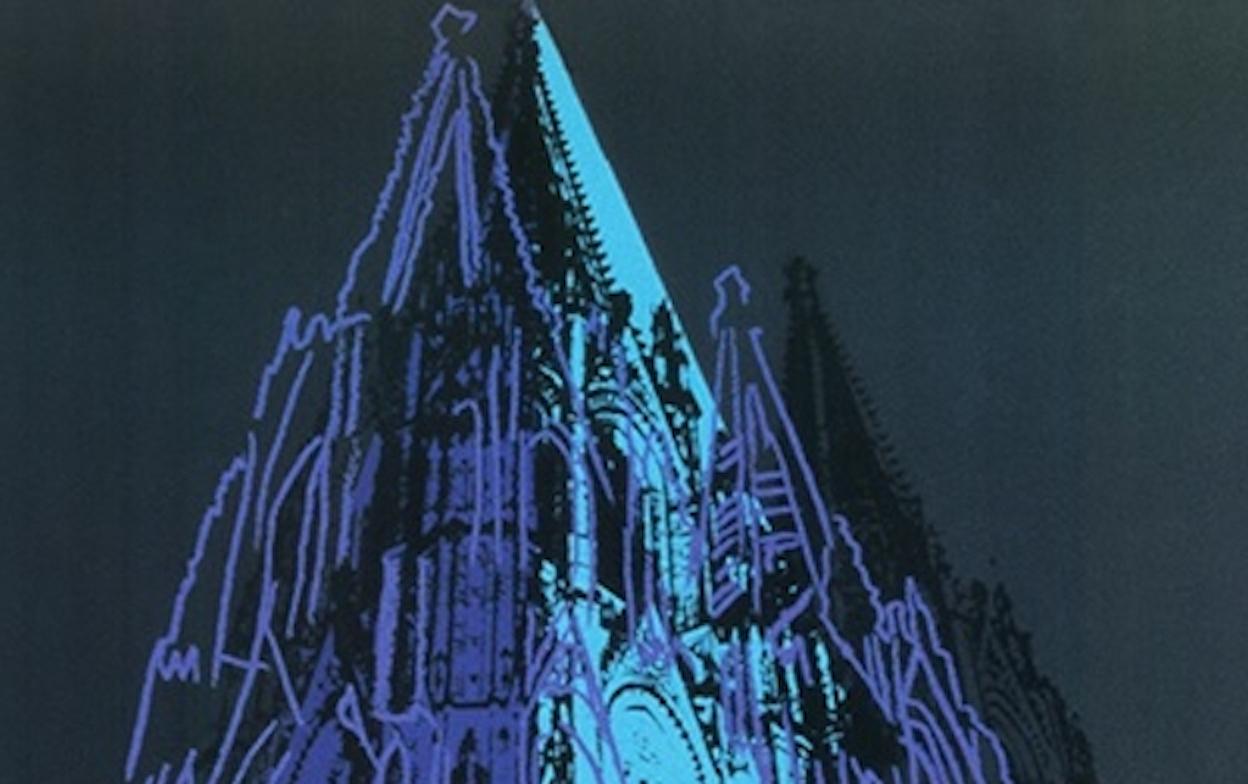 Cologne Cathedral (blue) - Andy Warhol For Sale 2