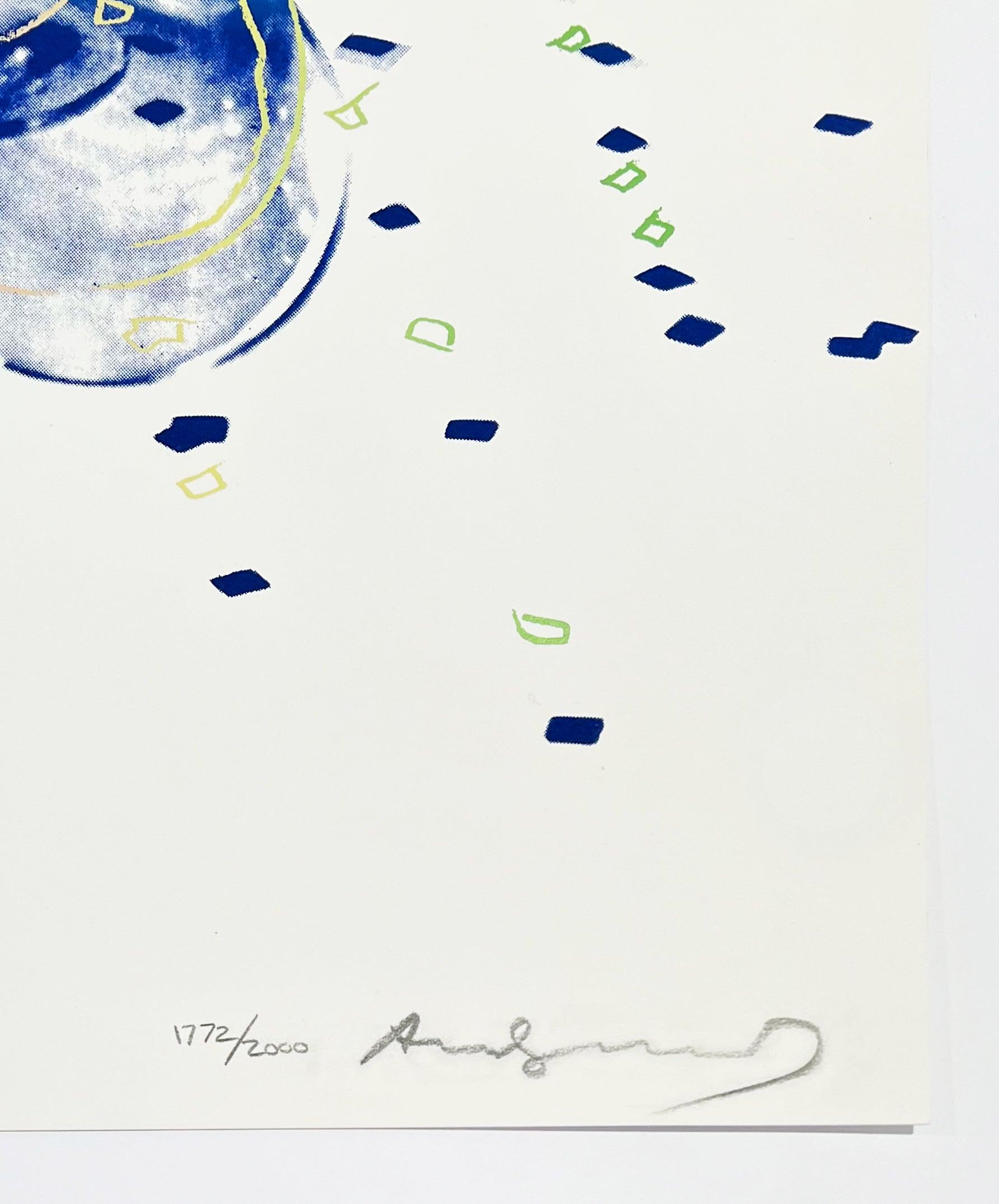 Artiste : Andy Warhol
Titre : Comité 2000
Médium : Sérigraphie sur panneau Lenox Museum
Date : 1982
Édition : 1772/2000
Taille du cadre : 37