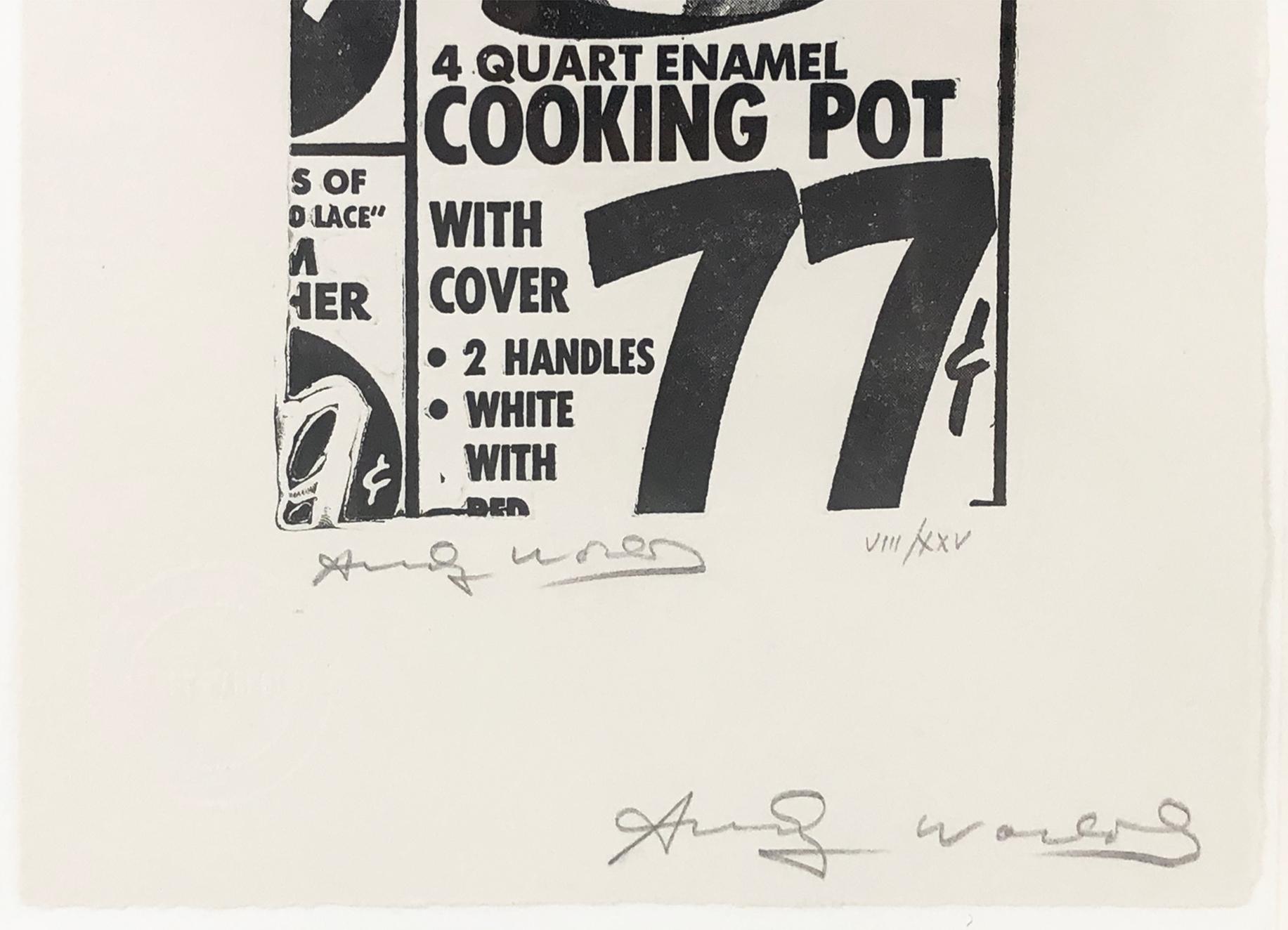 COOKING POT FS II.1 - Print by Andy Warhol
