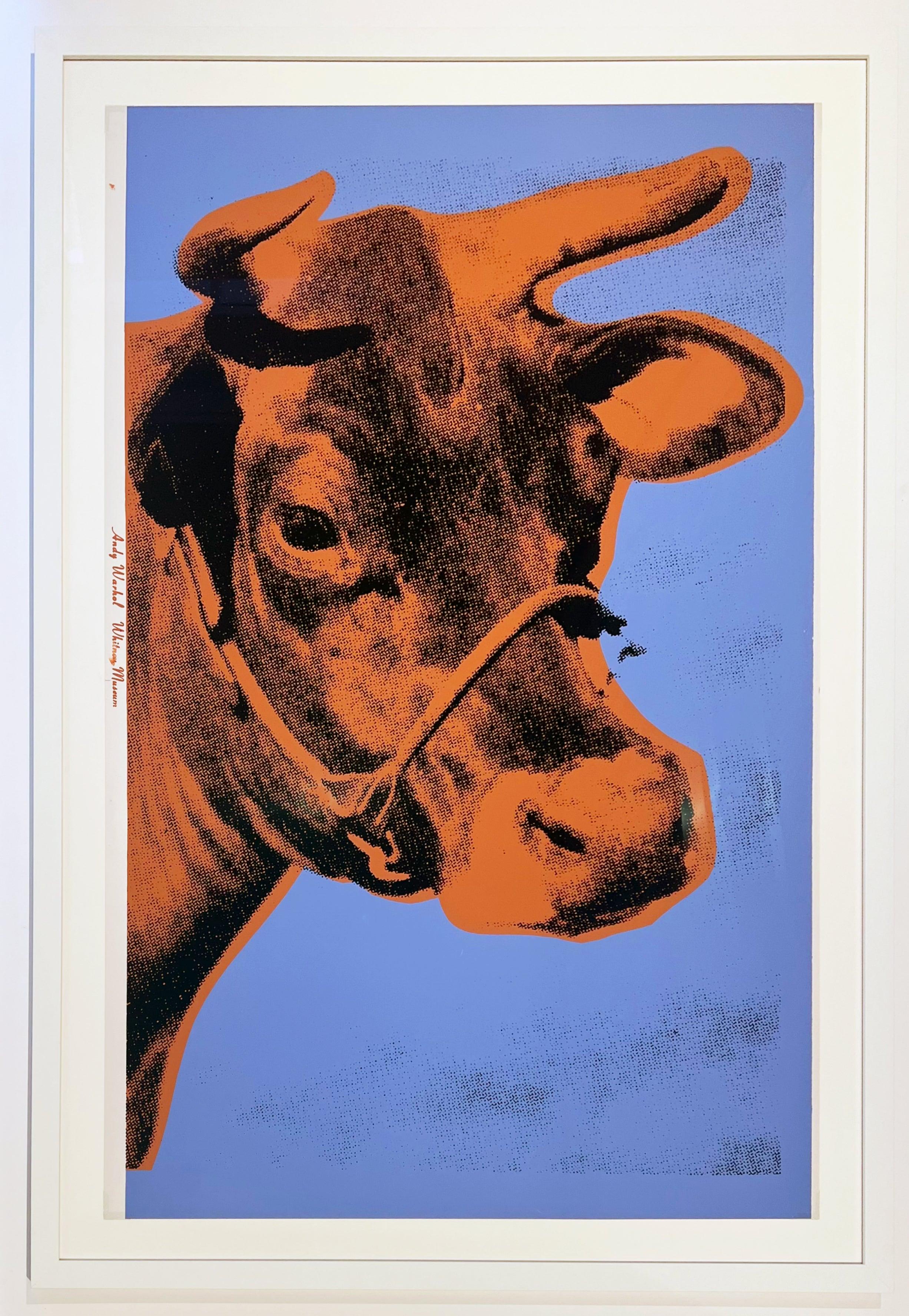 Cow, 1971 Andy Warhol Screenprint on Wallpaper  1