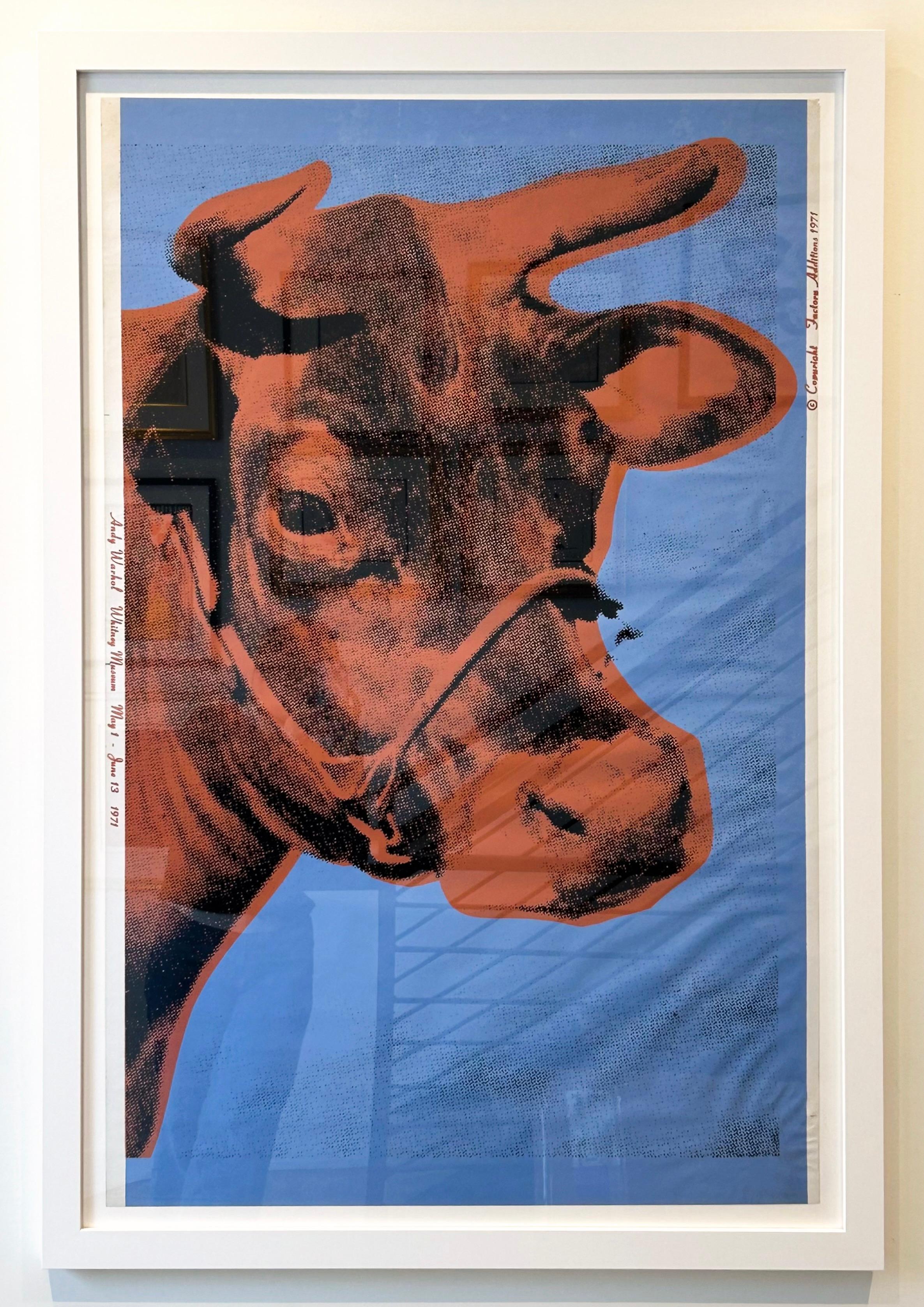 Cow, 1971 Andy Warhol Screenprint on Wallpaper 1