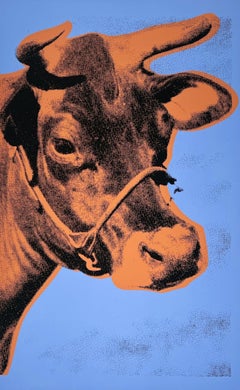 Andy Warhol, Kuh, 1971, Siebdruck auf Tapete 