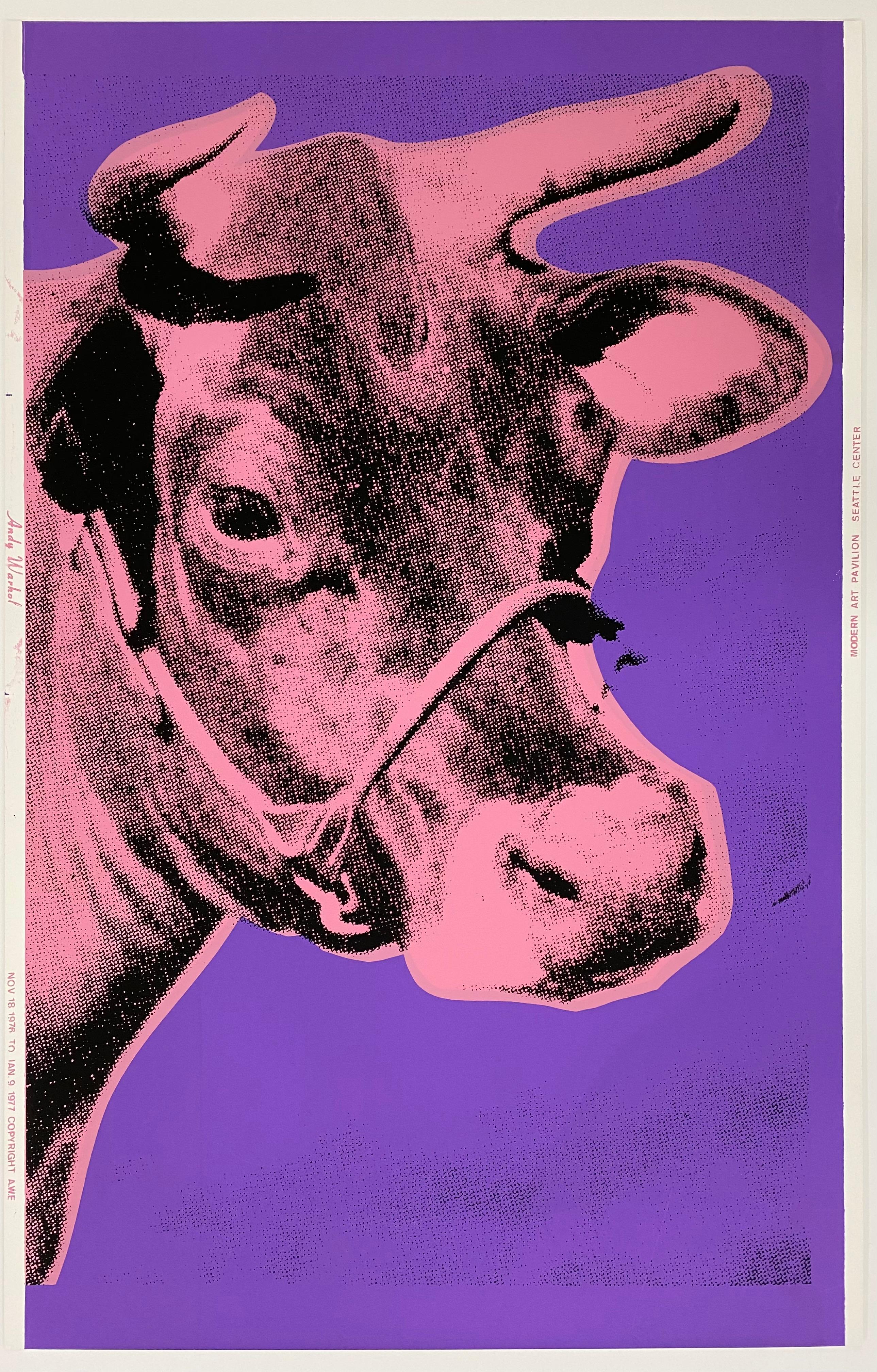 Andy Warhol Animal Print - Cow, 1976