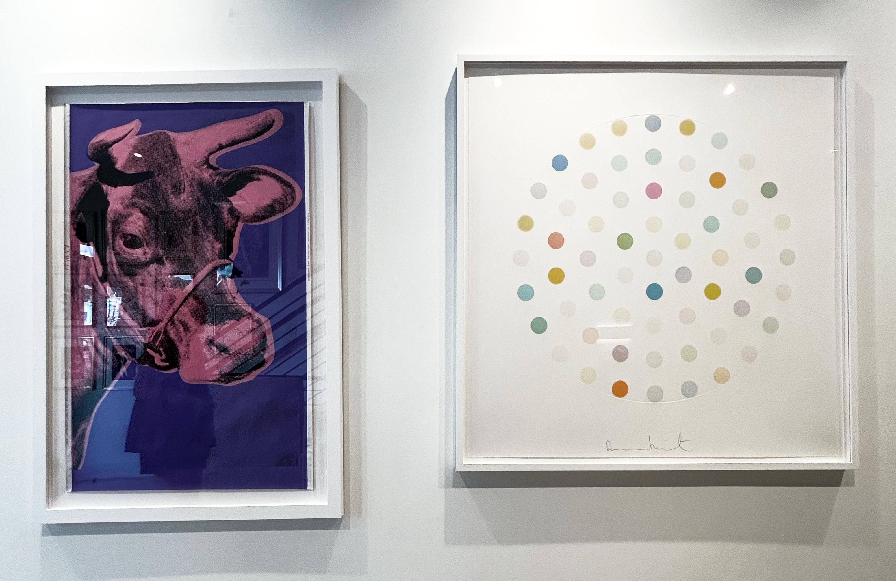 Cow - Purple Animal Print by Andy Warhol