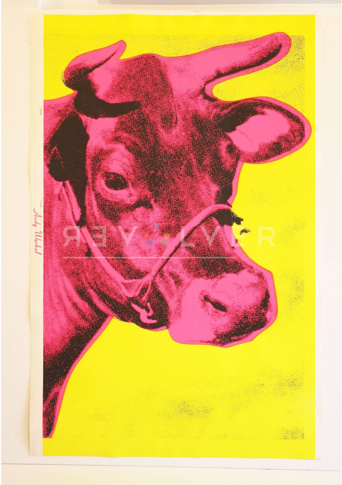 andy warhol pink cow