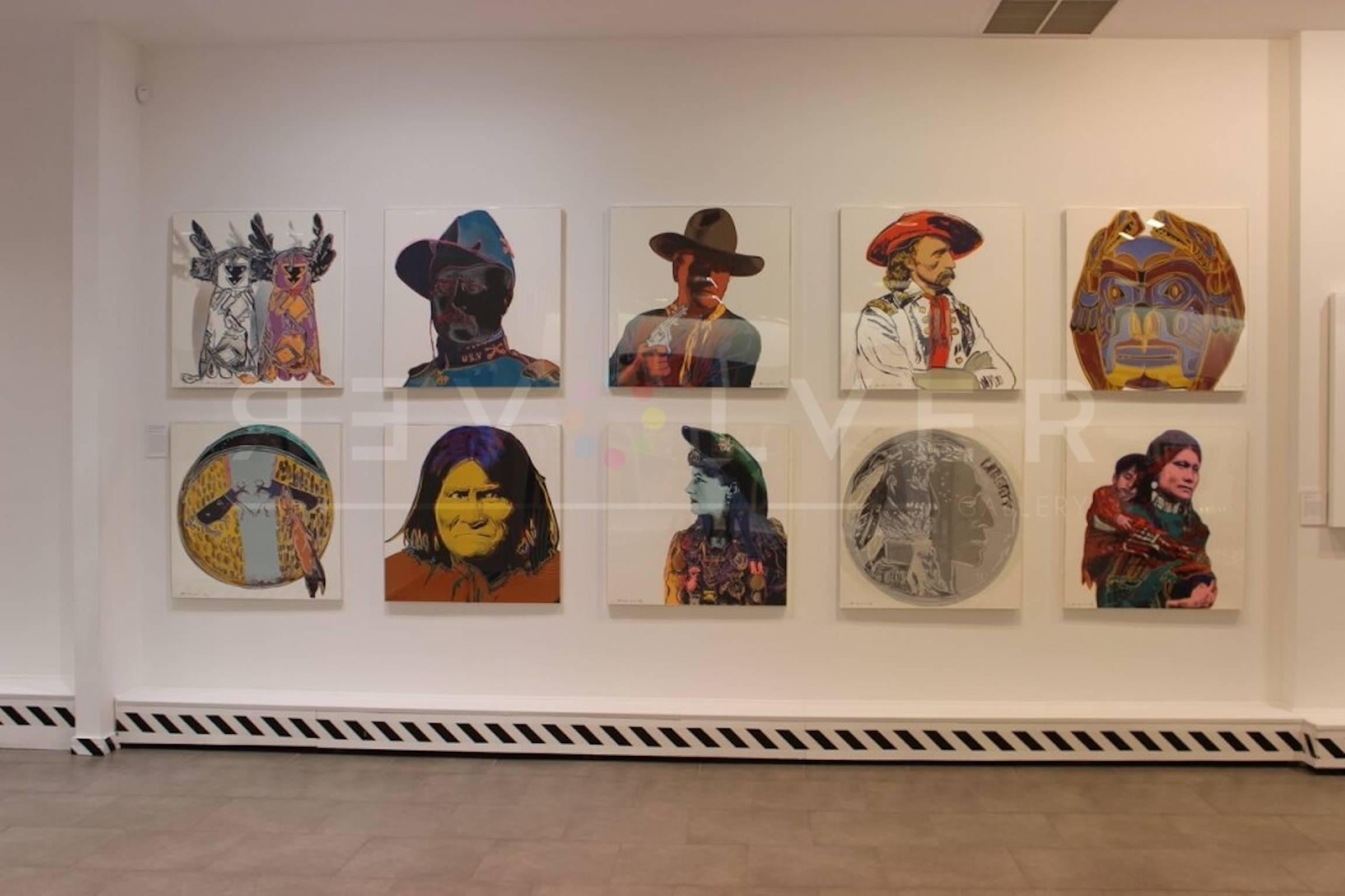 Cowboys and Indians Full Suite (FS. II 377-386) - Print by Andy Warhol