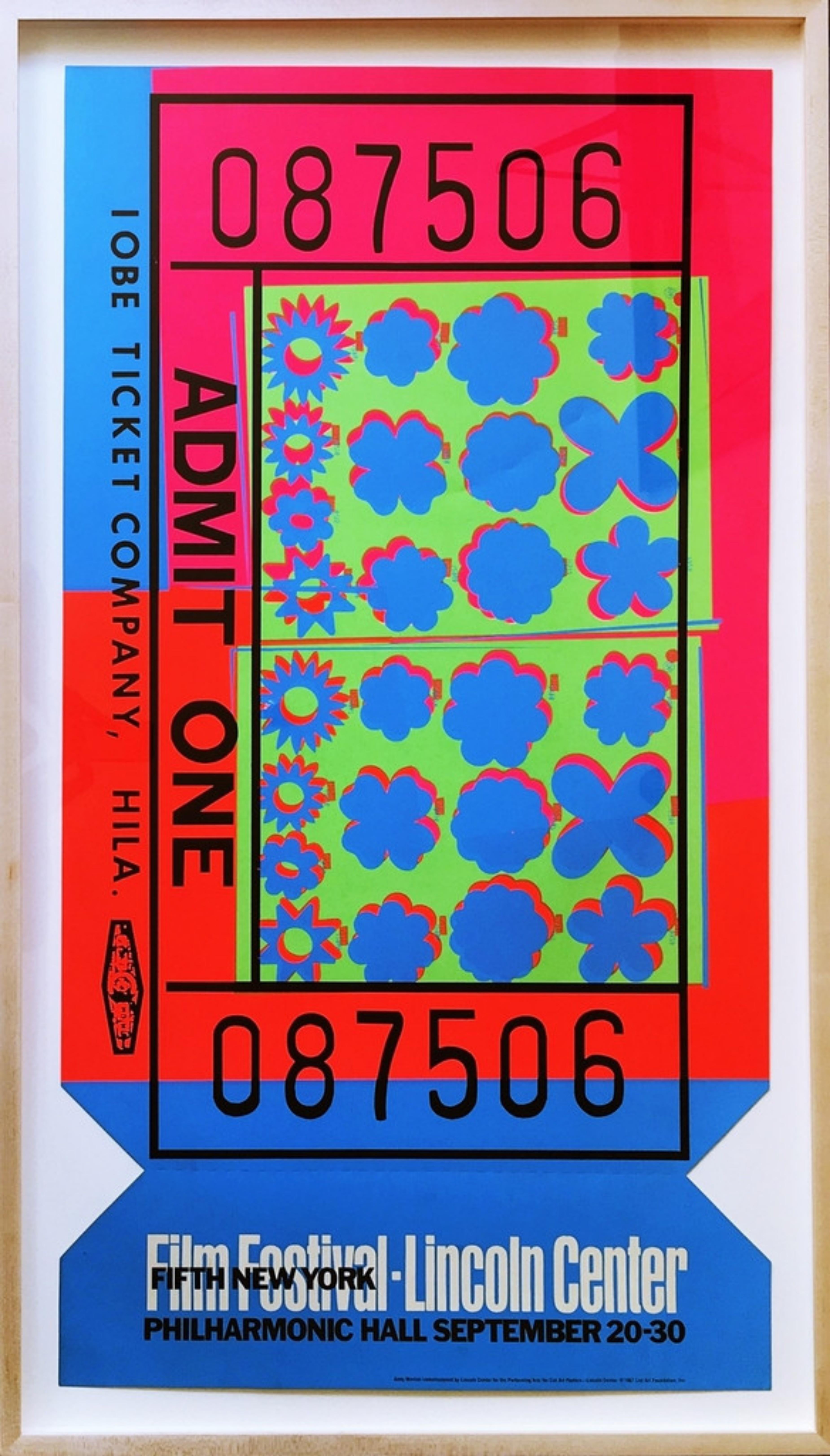Deluxe Signed Edition of Film Festival Lincoln Center (Feldman & Schellmann, II) - Pop Art Print by Andy Warhol