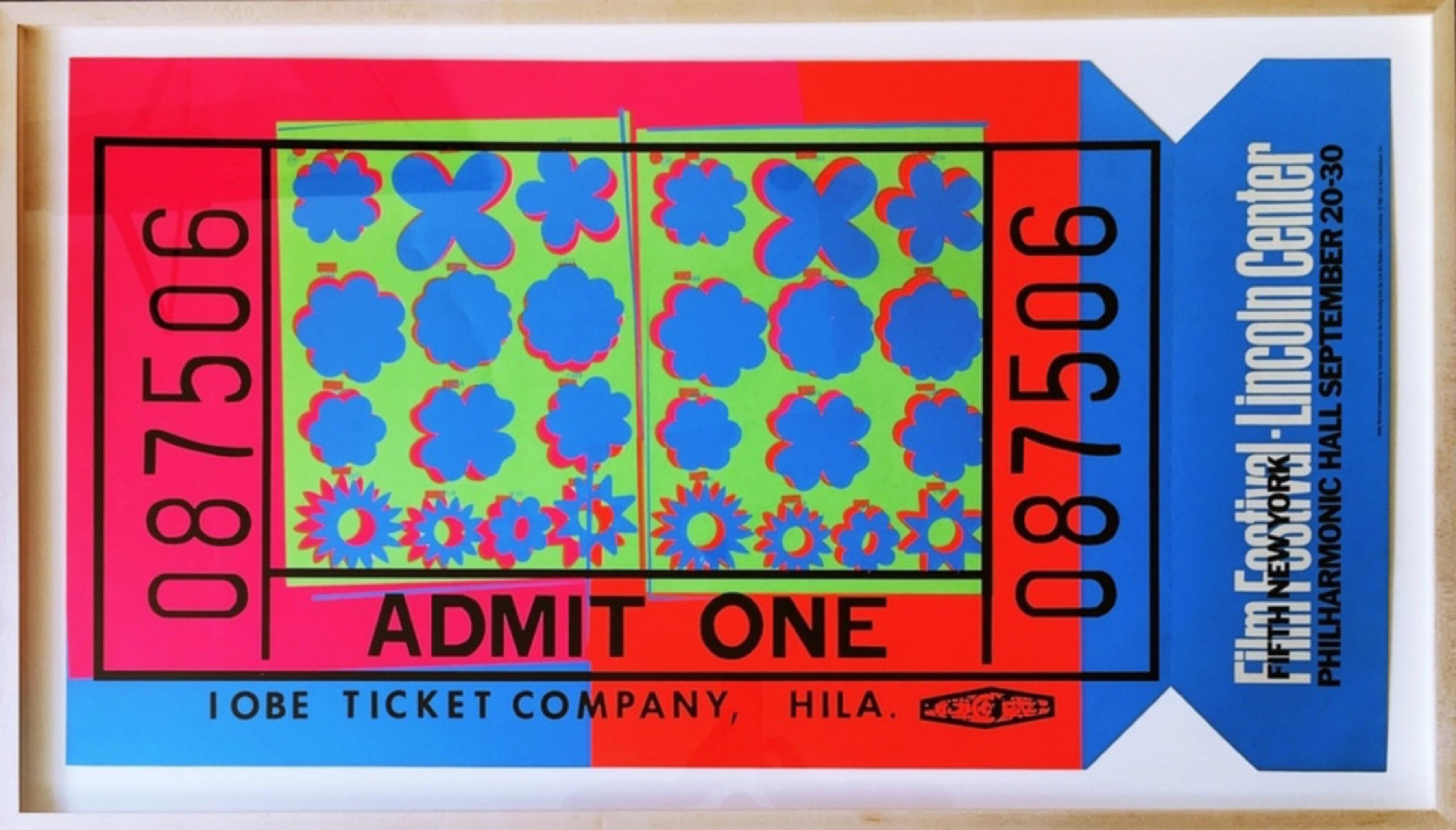 Andy Warhol Abstract Print - Deluxe Signed Edition of Film Festival Lincoln Center (Feldman & Schellmann, II)