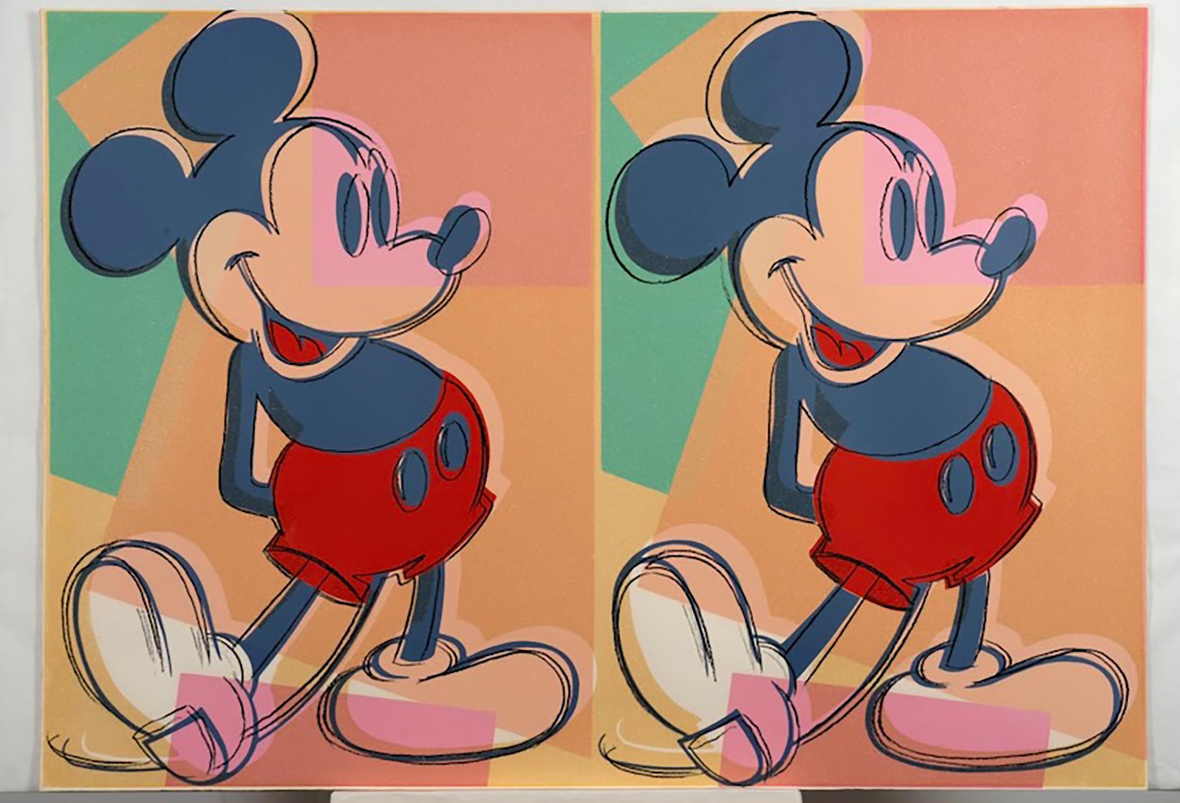 Double Mickey Mouse (FS II.269) - Print by Andy Warhol