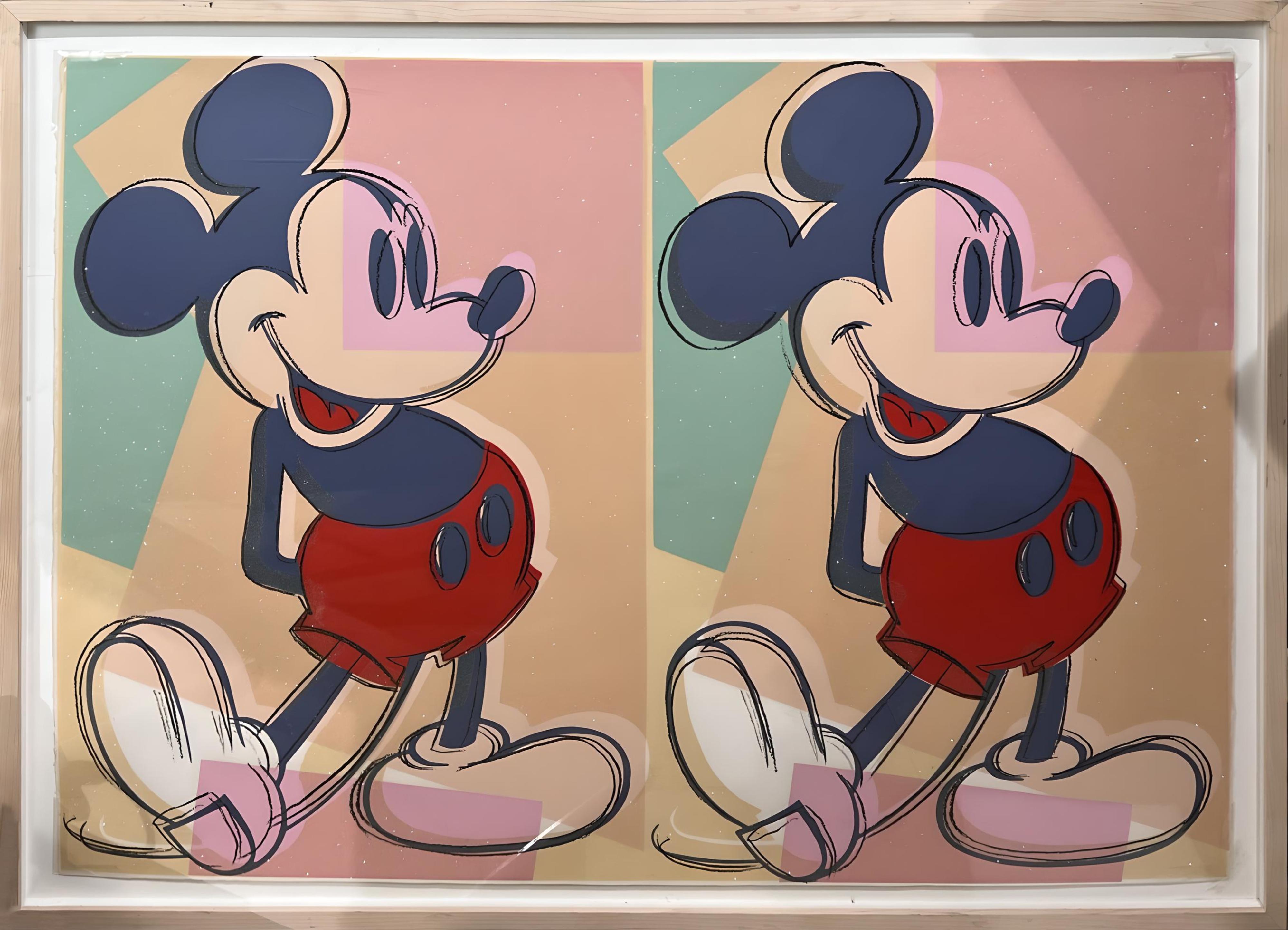 warhol double mickey mouse