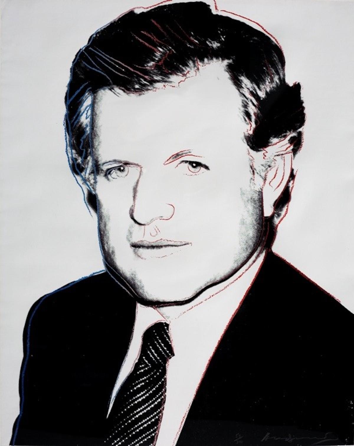 Andy Warhol Portrait Print - Edward Kennedy (FS II.240) 