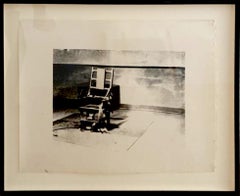 « Electric Chair » (FS II.309) Sérigraphie unique d'Andy Warhol, années 1970