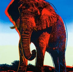 Elephant - 1983 - Original Lithograph - Limited Edition Print - 82/100 pcs.