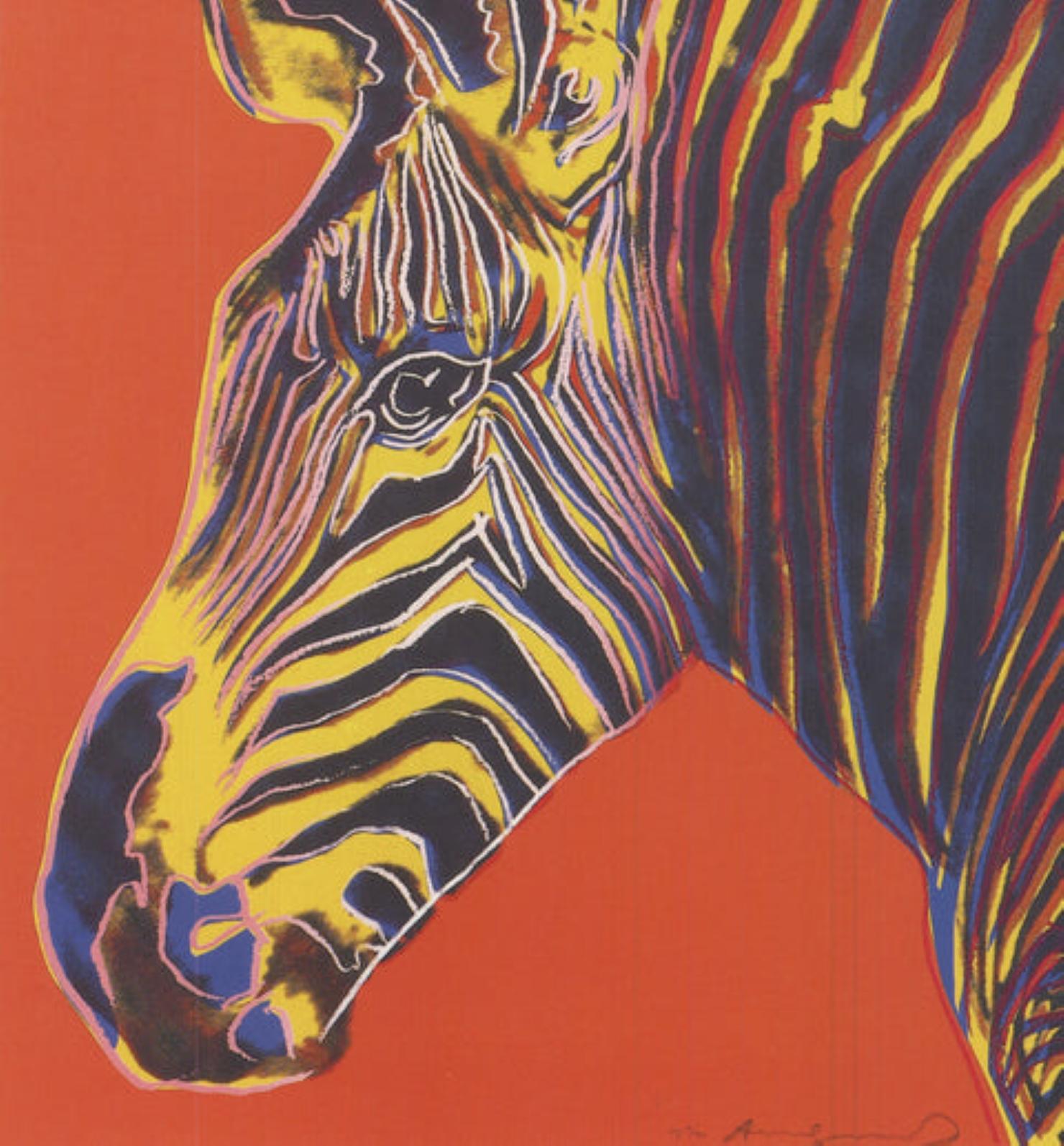 Endangered Species: Grevy's Zebra By Andy Warhol For Sale 1